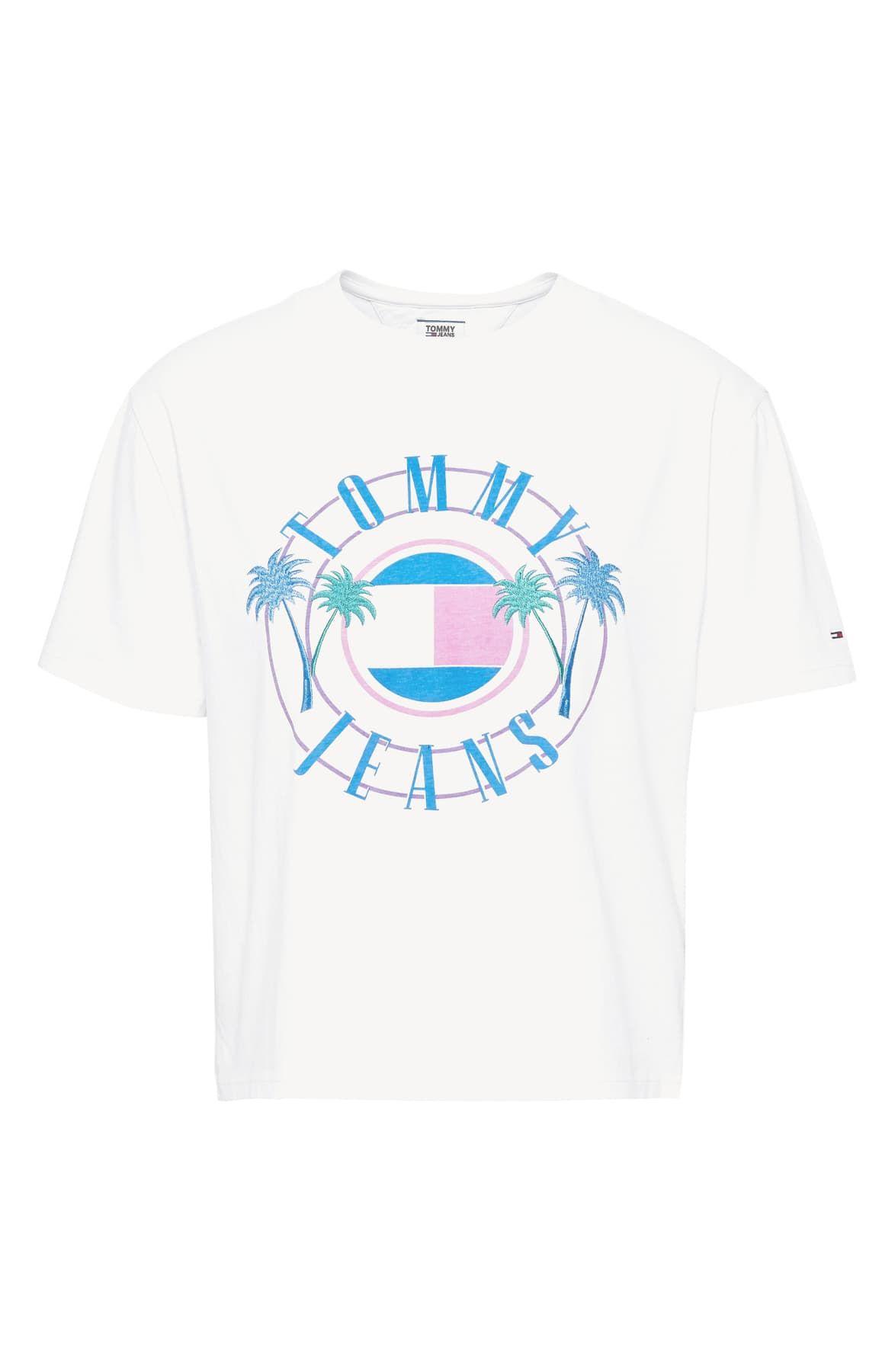 tommy jeans circle logo t shirt