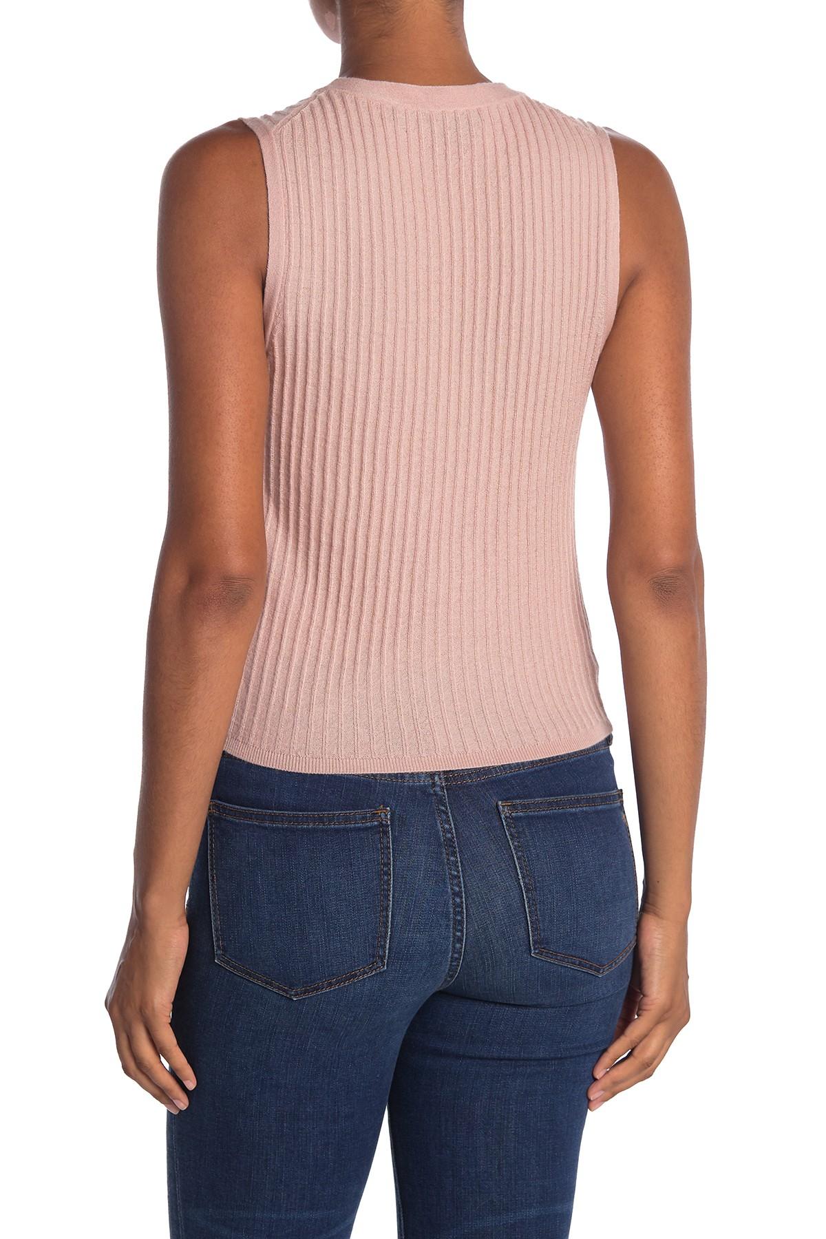 360cashmere Solene Ribbed Cashmere Tank Top in Blue - Lyst