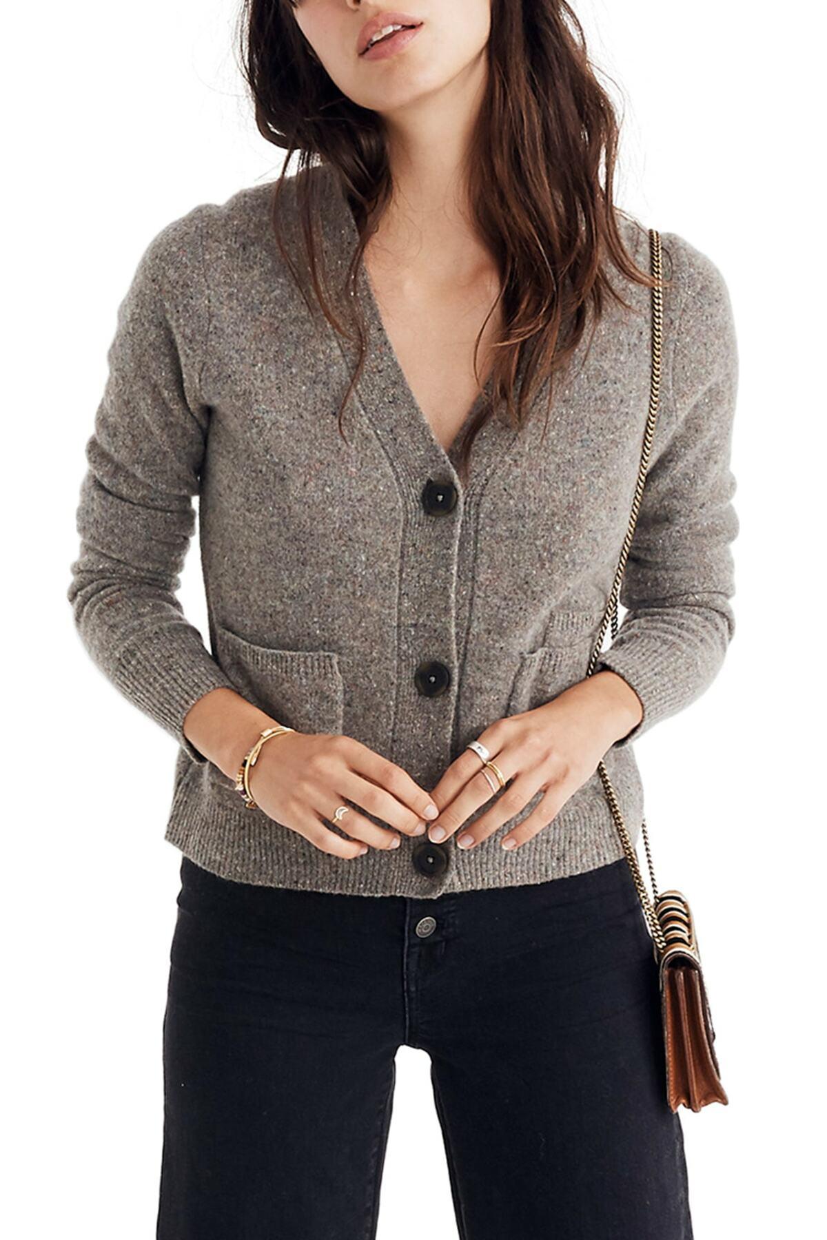 merritt shrunken cardigan sweater