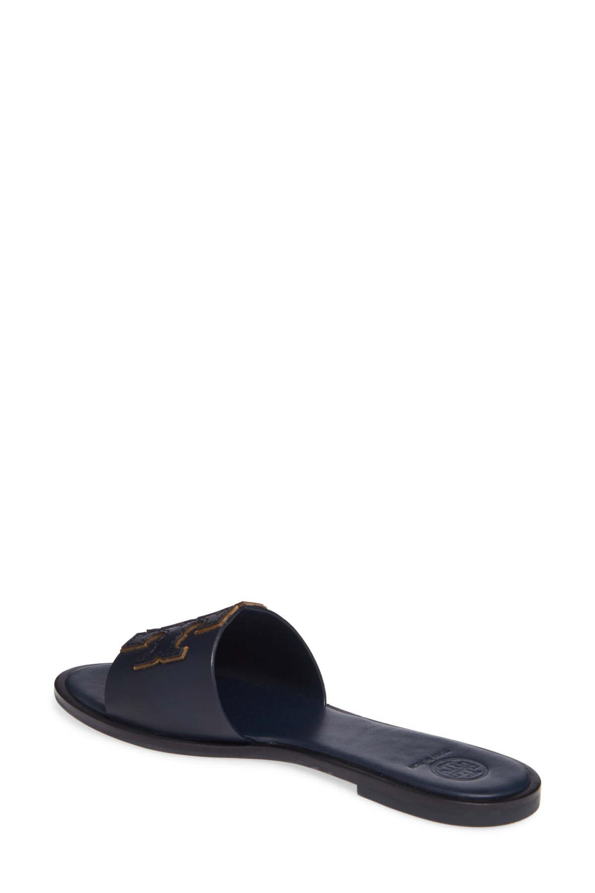 Tory burch clearance navy slides