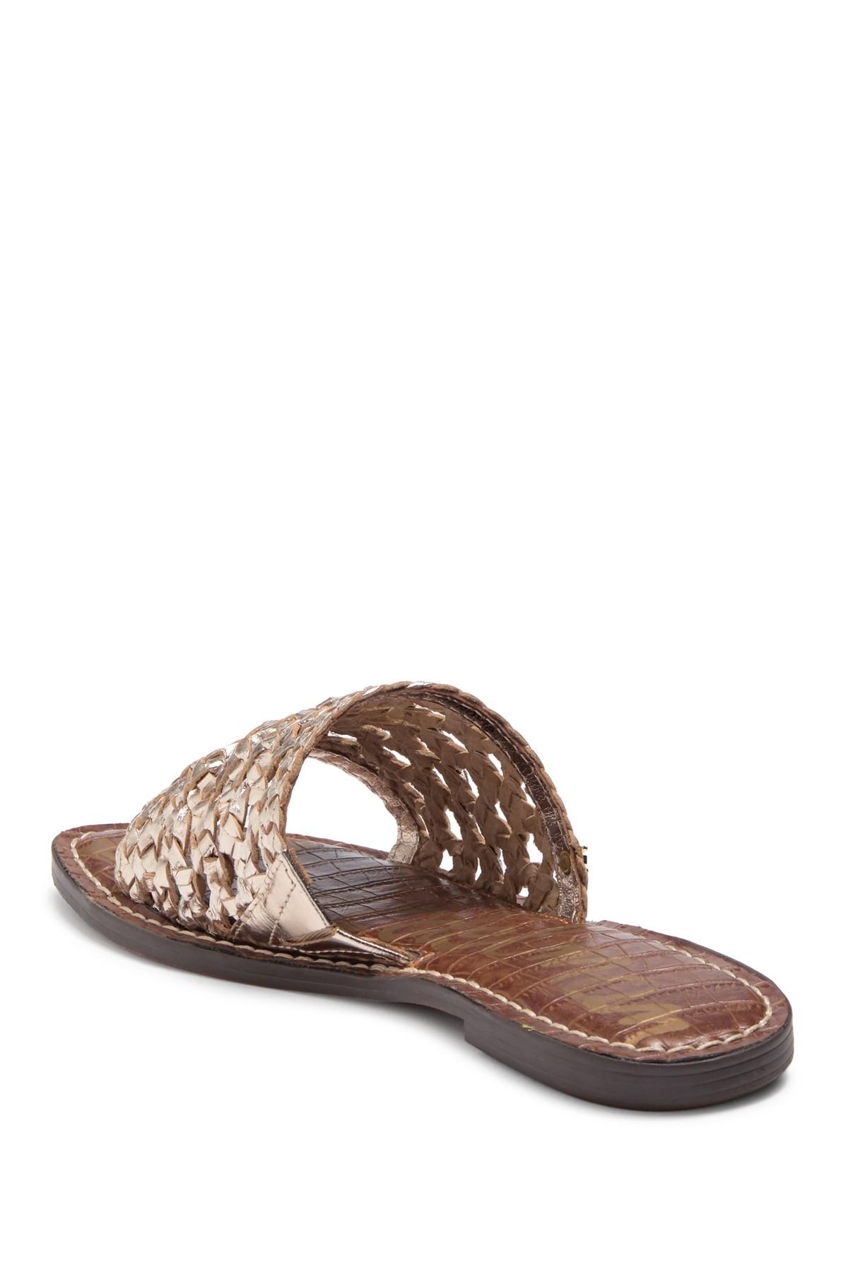 genovia woven slide sandal