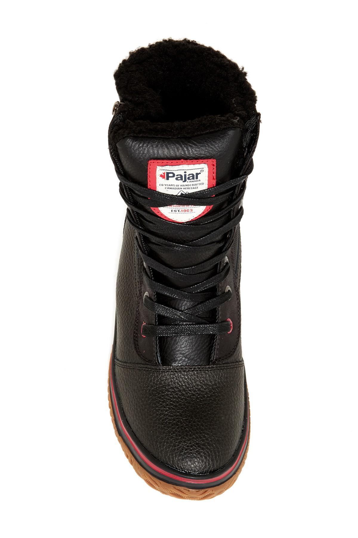 pajar tour fleece lined boot