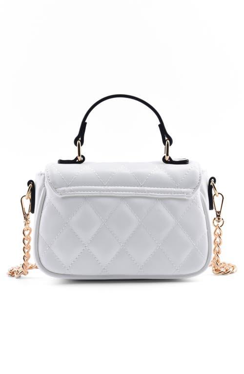 ALDO Hyperbius Diamond Quilt Top Handle Bag in Gray | Lyst
