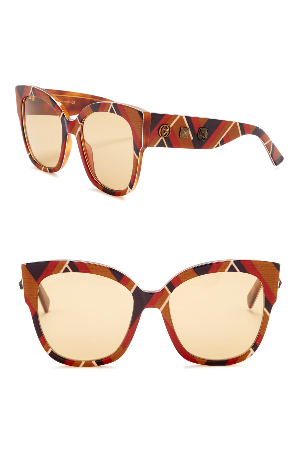 gucci 55mm oversized sunglasses