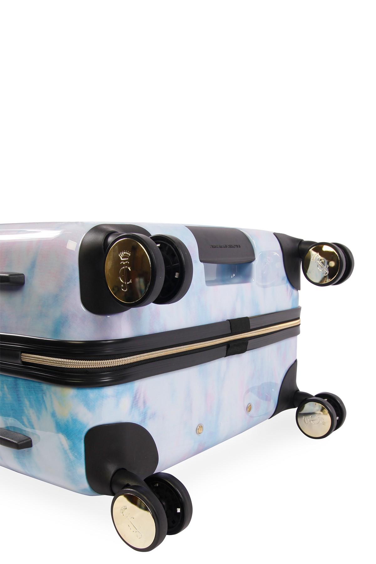 juicy couture vivian 3 piece hardside spinner luggage set