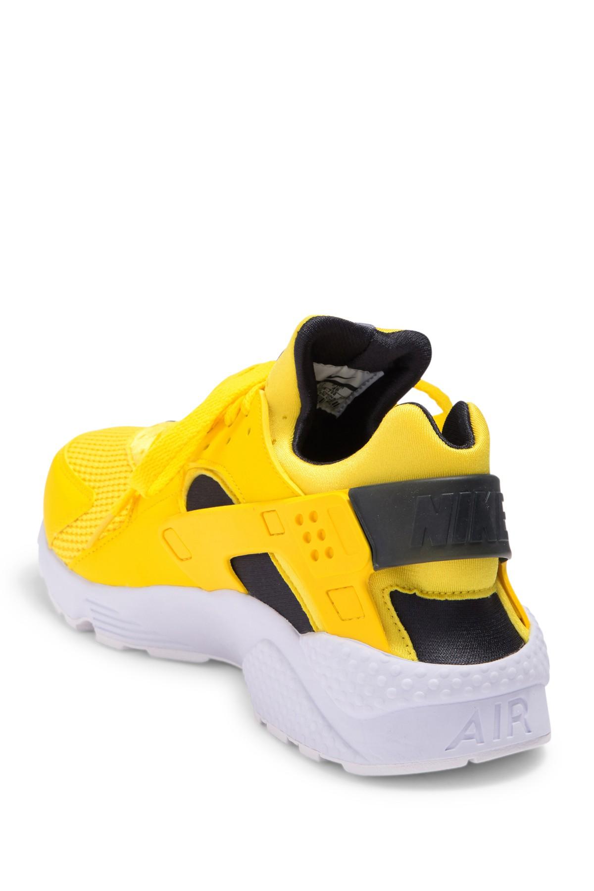 Nike Neoprene Air Huarache Run in Yellow for Men - Lyst