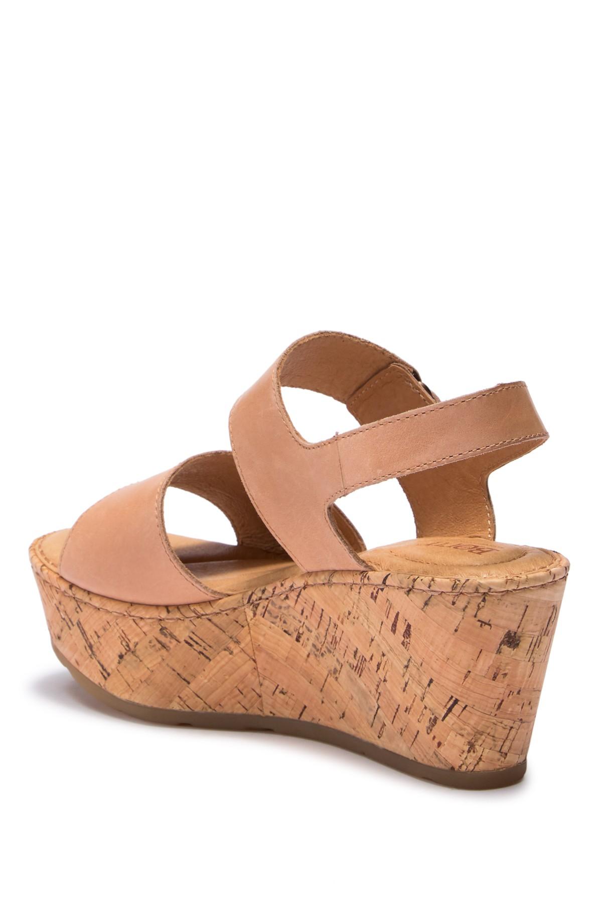 born mae platform wedge