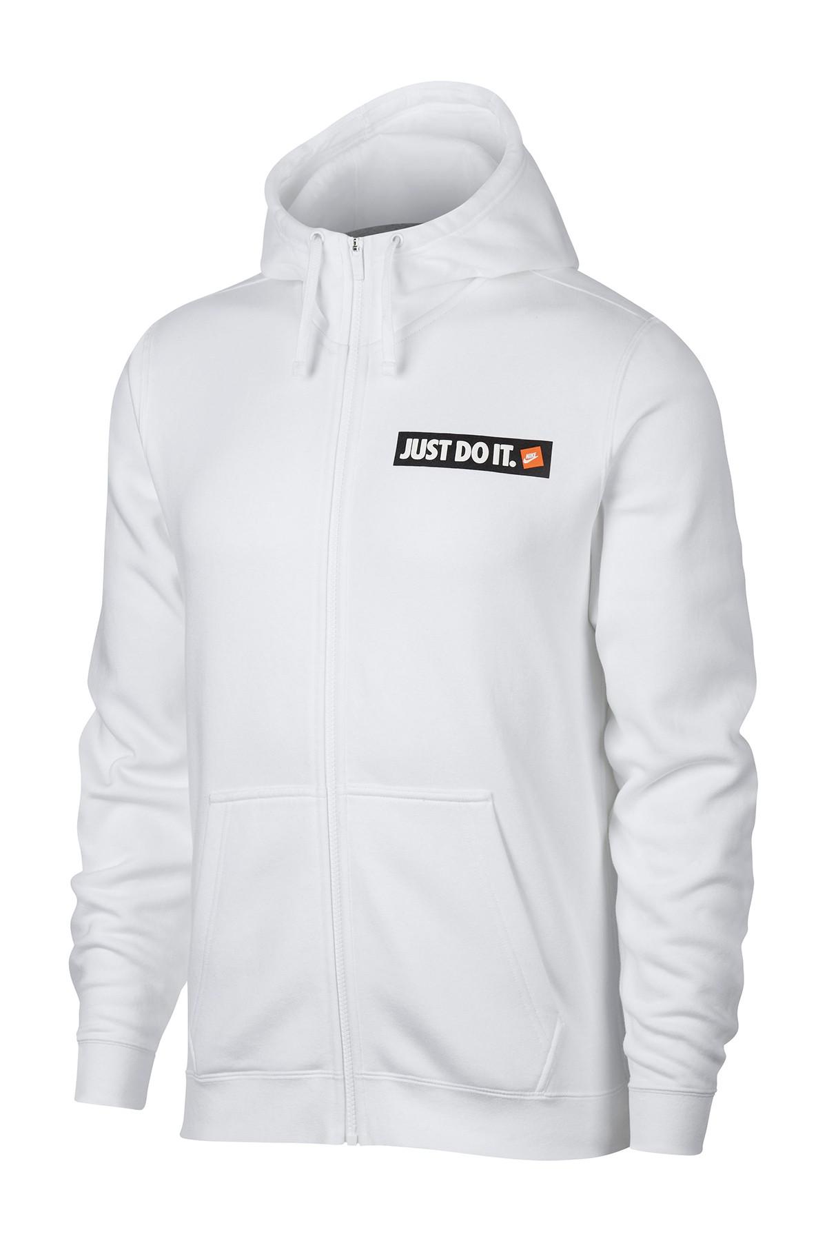 just do it white hoodie