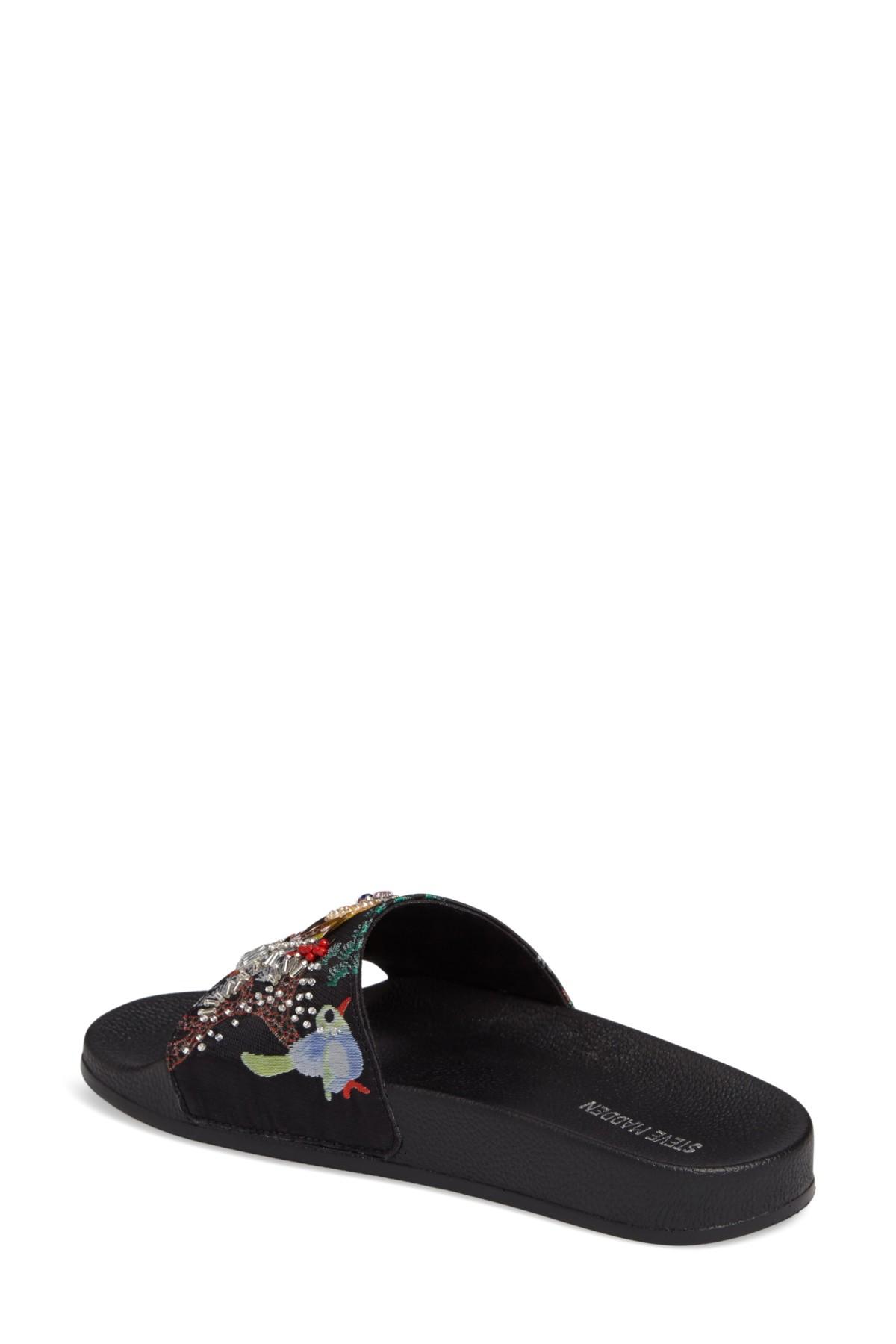 steve madden sparkly slides