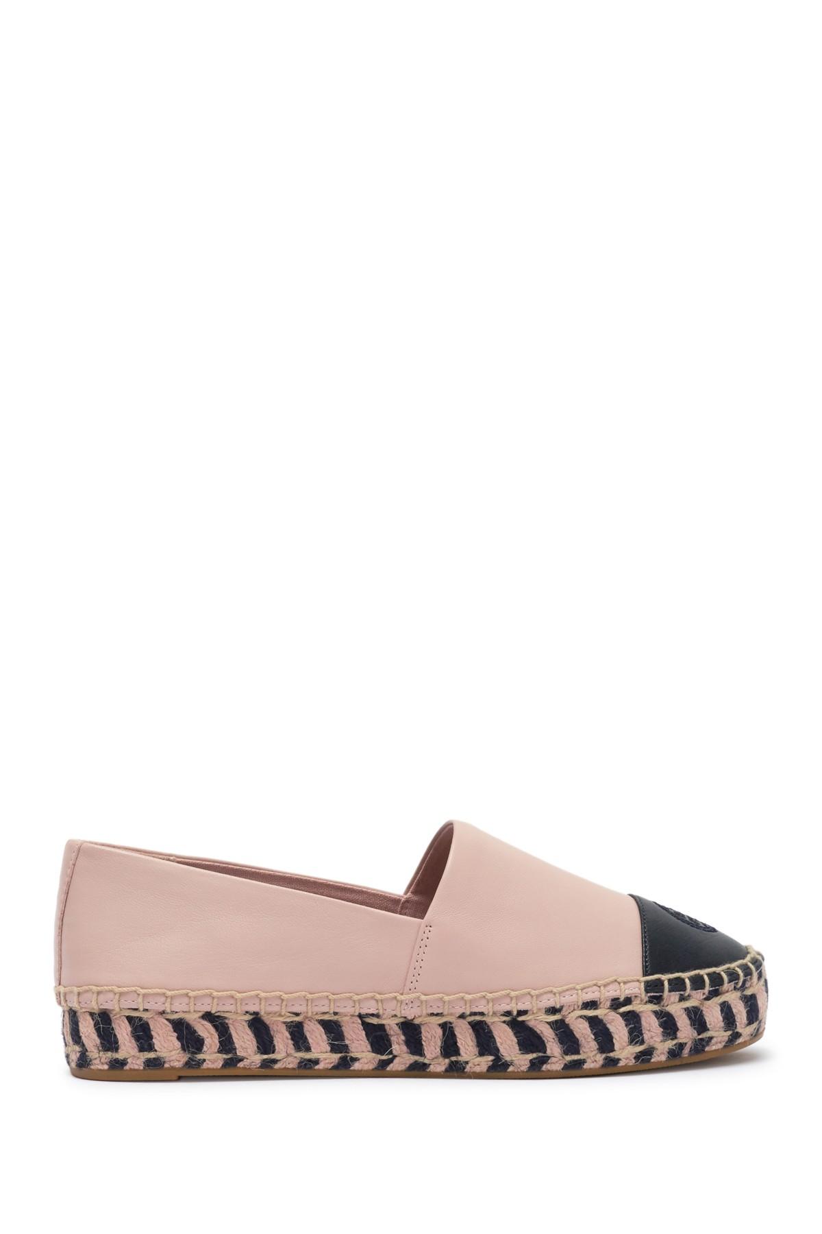 colorblock platform espadrille