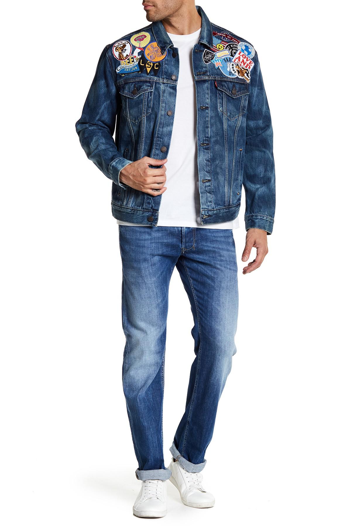 DIESEL Denim Safado Button Fly Jeans in Denim (Blue) for Men | Lyst