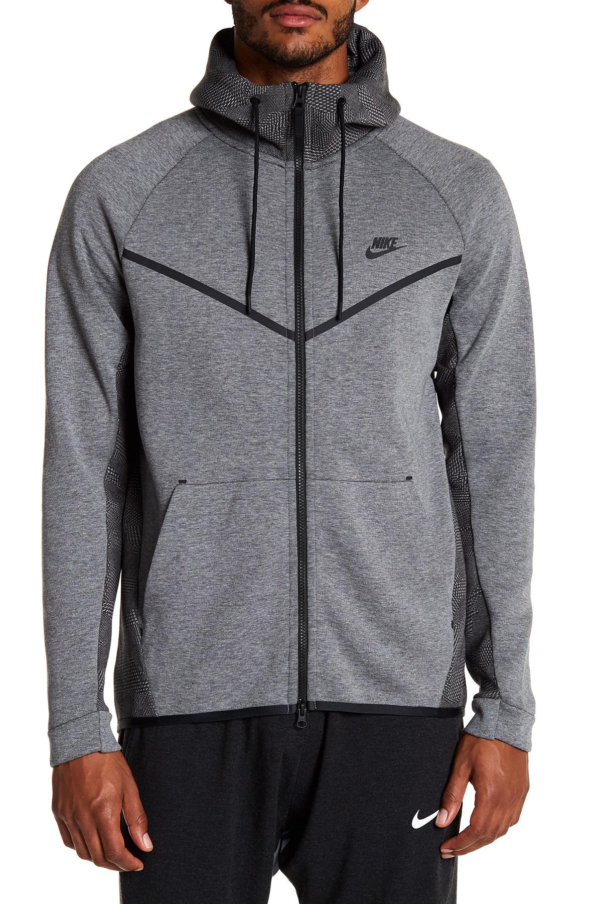 nike zip up hoodie black