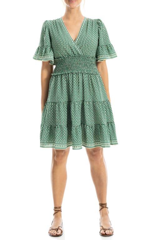 max studio green polka dot dress NWT'S MAX STUDIO $138 Womens Green Polka Dot Green Dress SILKY Soft Ruffles