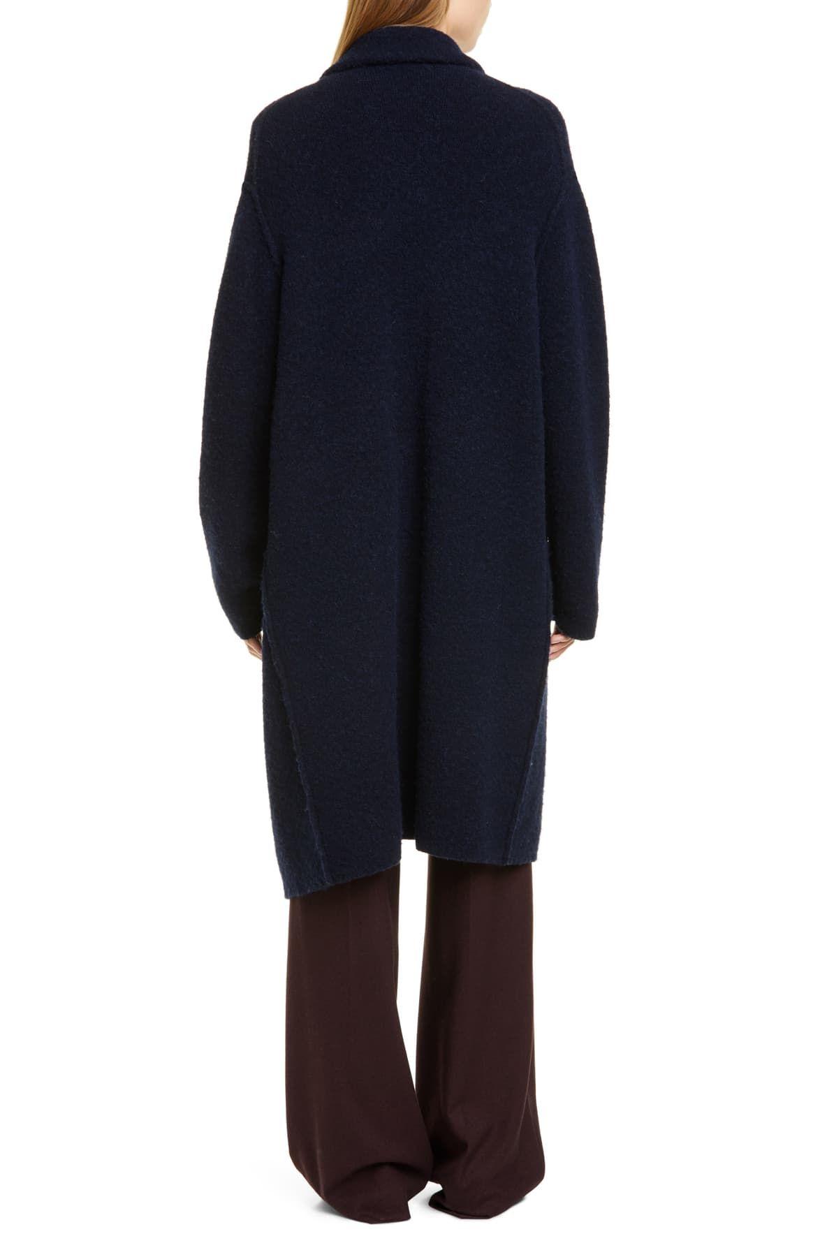 vince notch collar cardigan