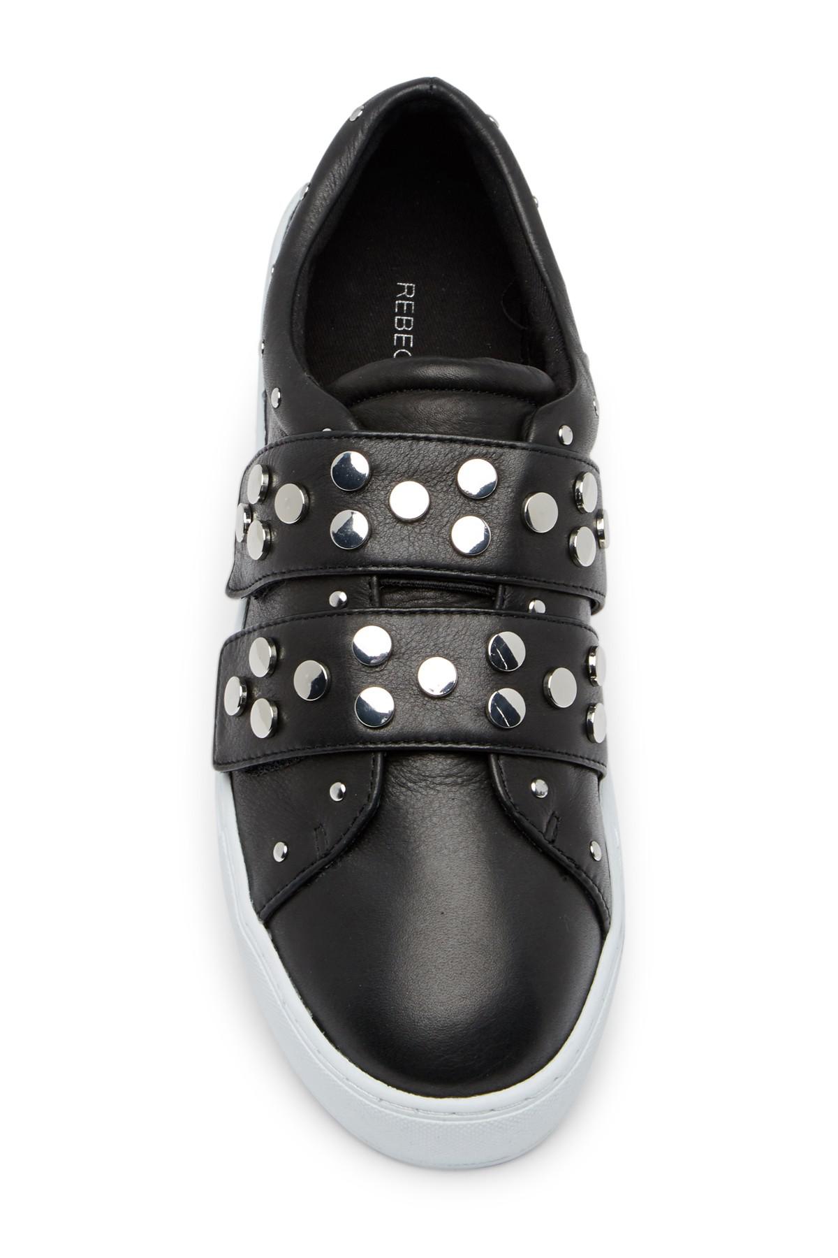rebecca minkoff natasha studded platform sneaker