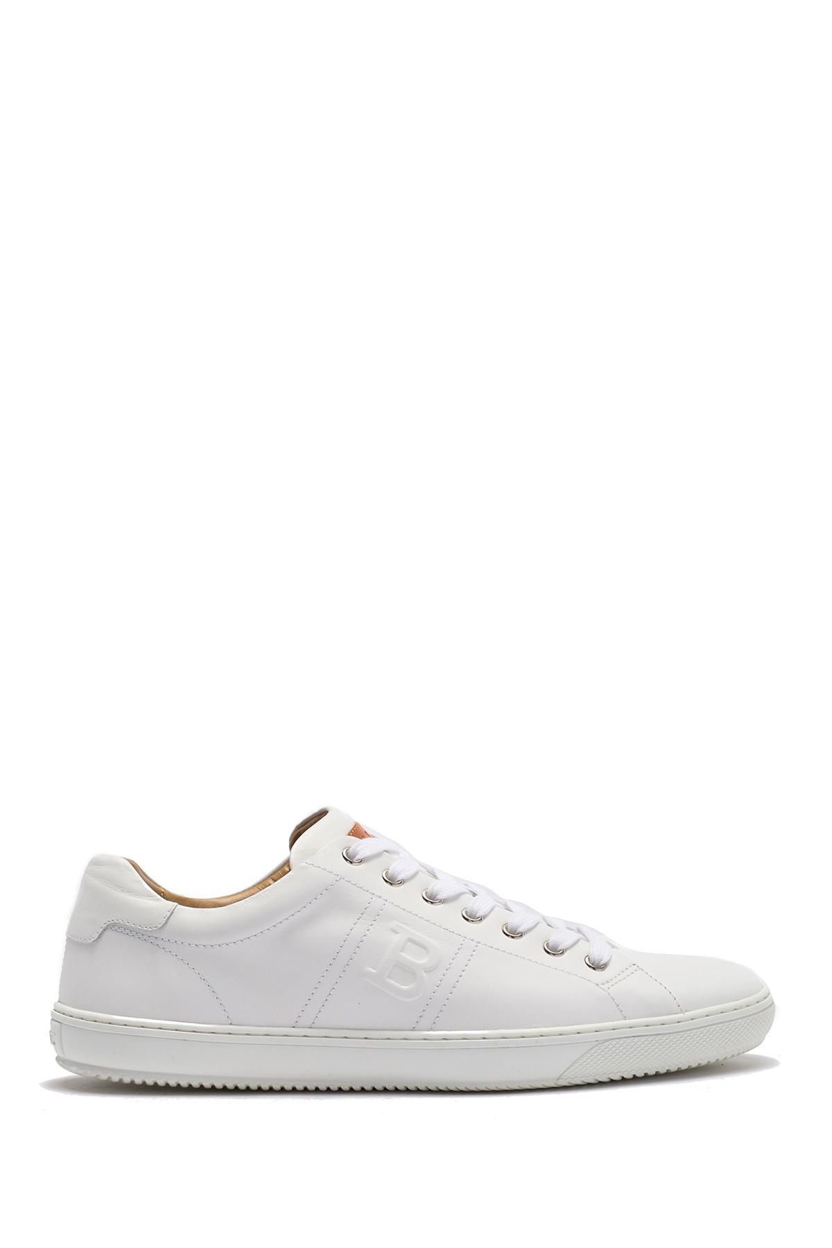 Bally Orivel Calf Plain Sneaker in White for Men | Lyst