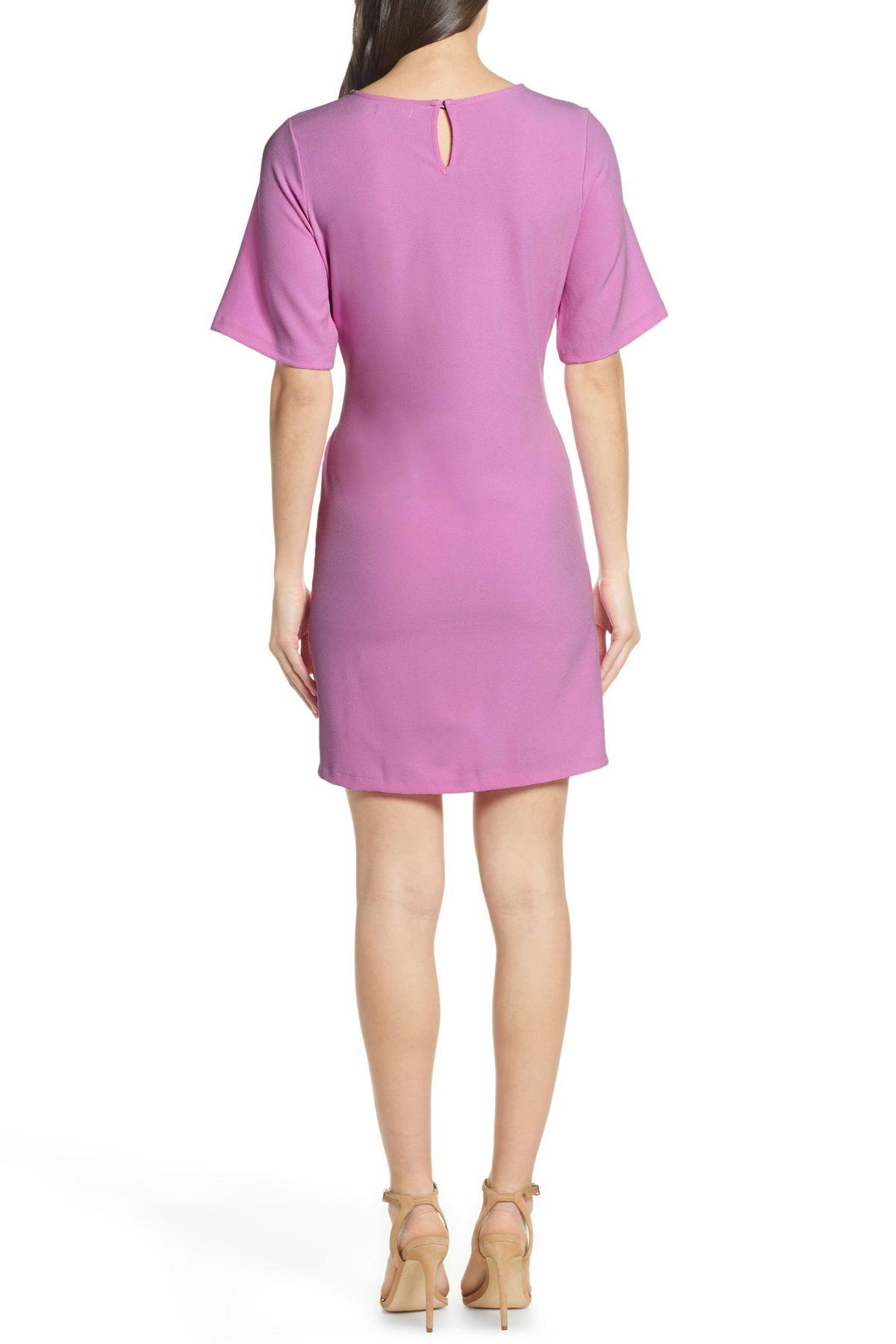 chelsea28 front tie shift dress