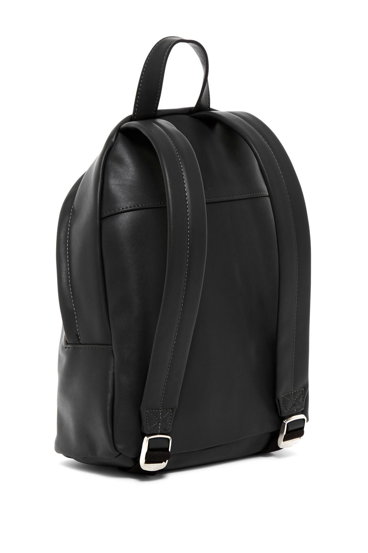 French Connection Silk Jace Backpack in Black - Lyst