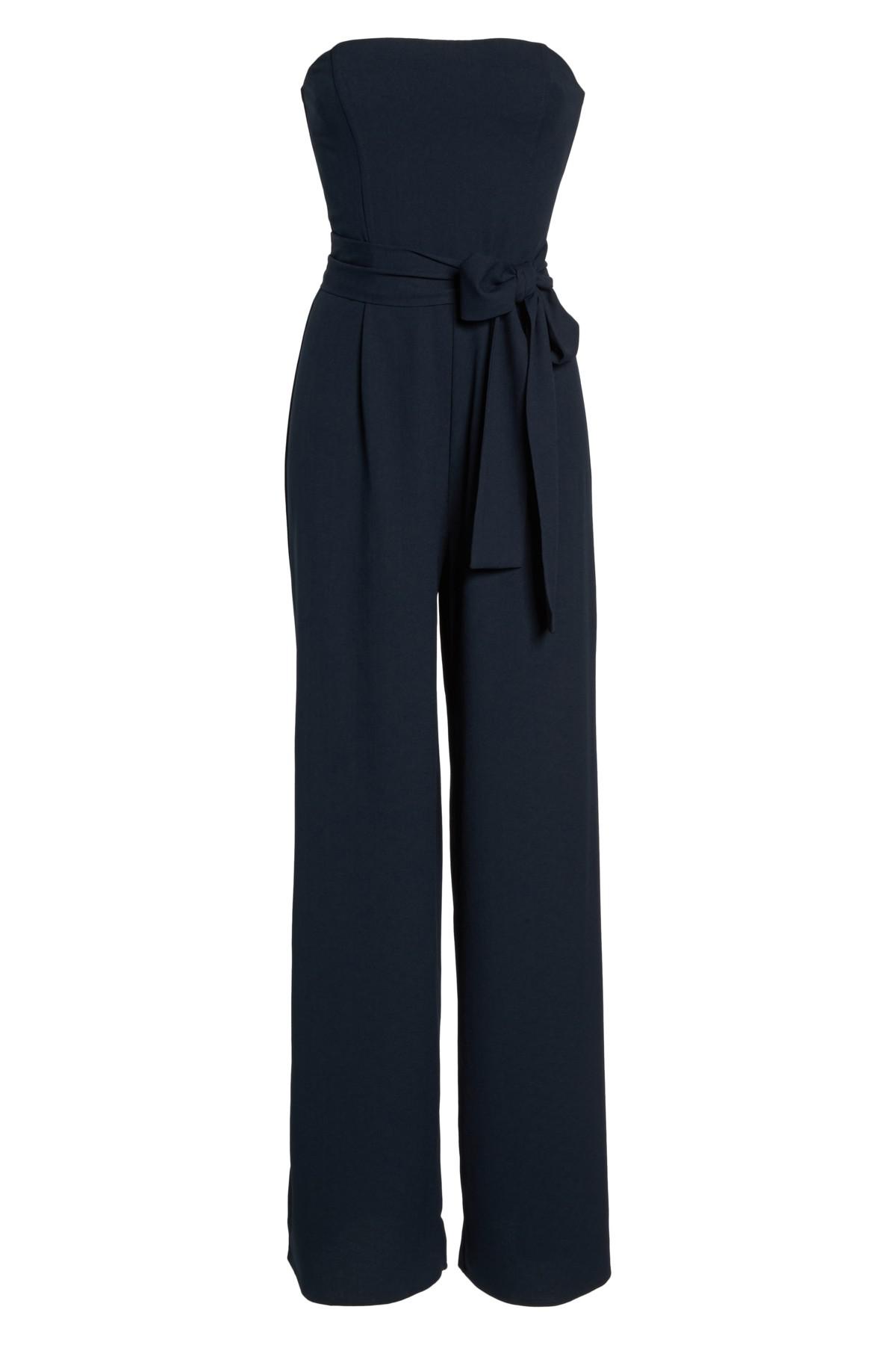 chelsea28 strapless jumpsuit
