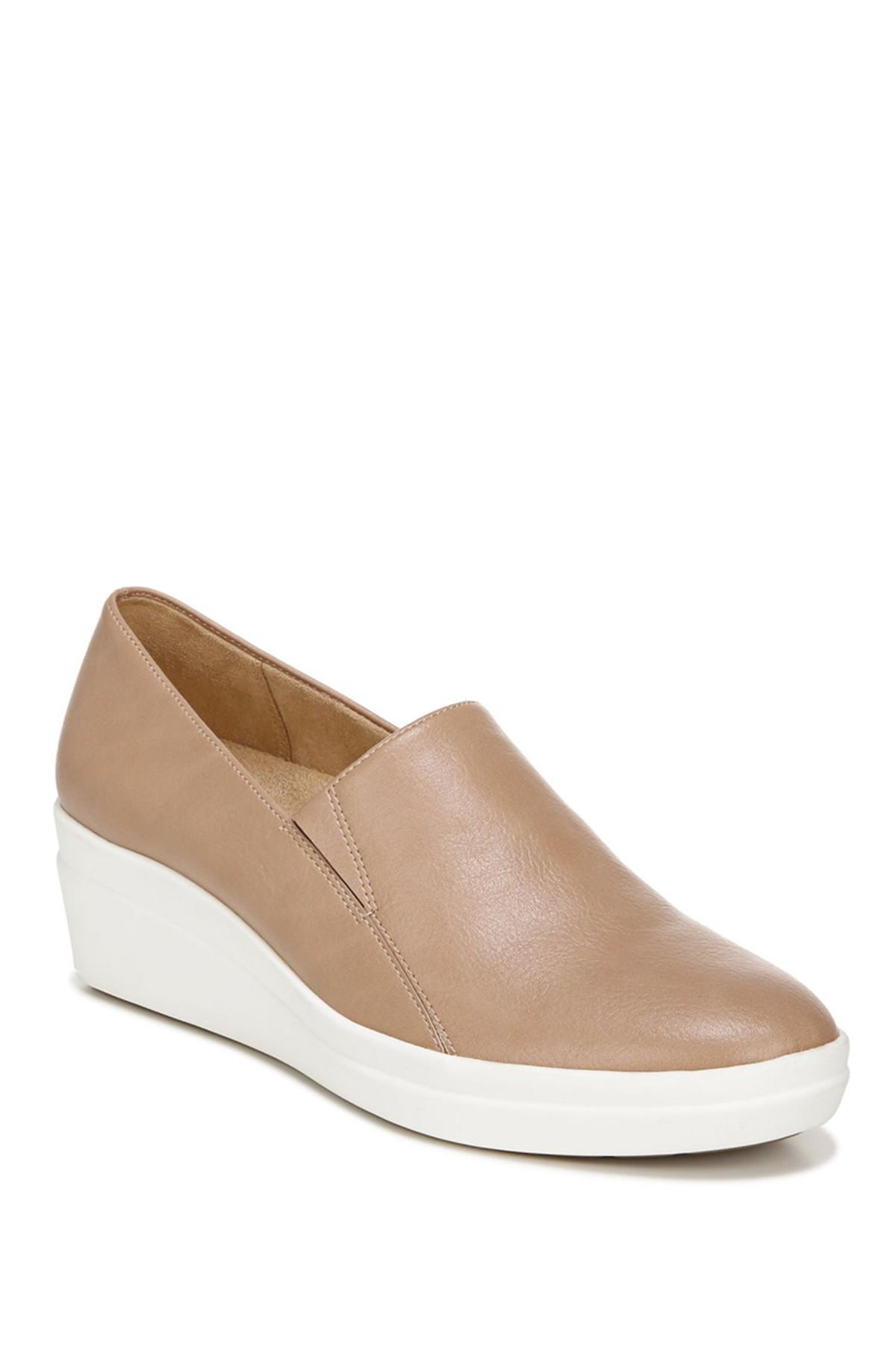 sandra wedge slip on sneaker