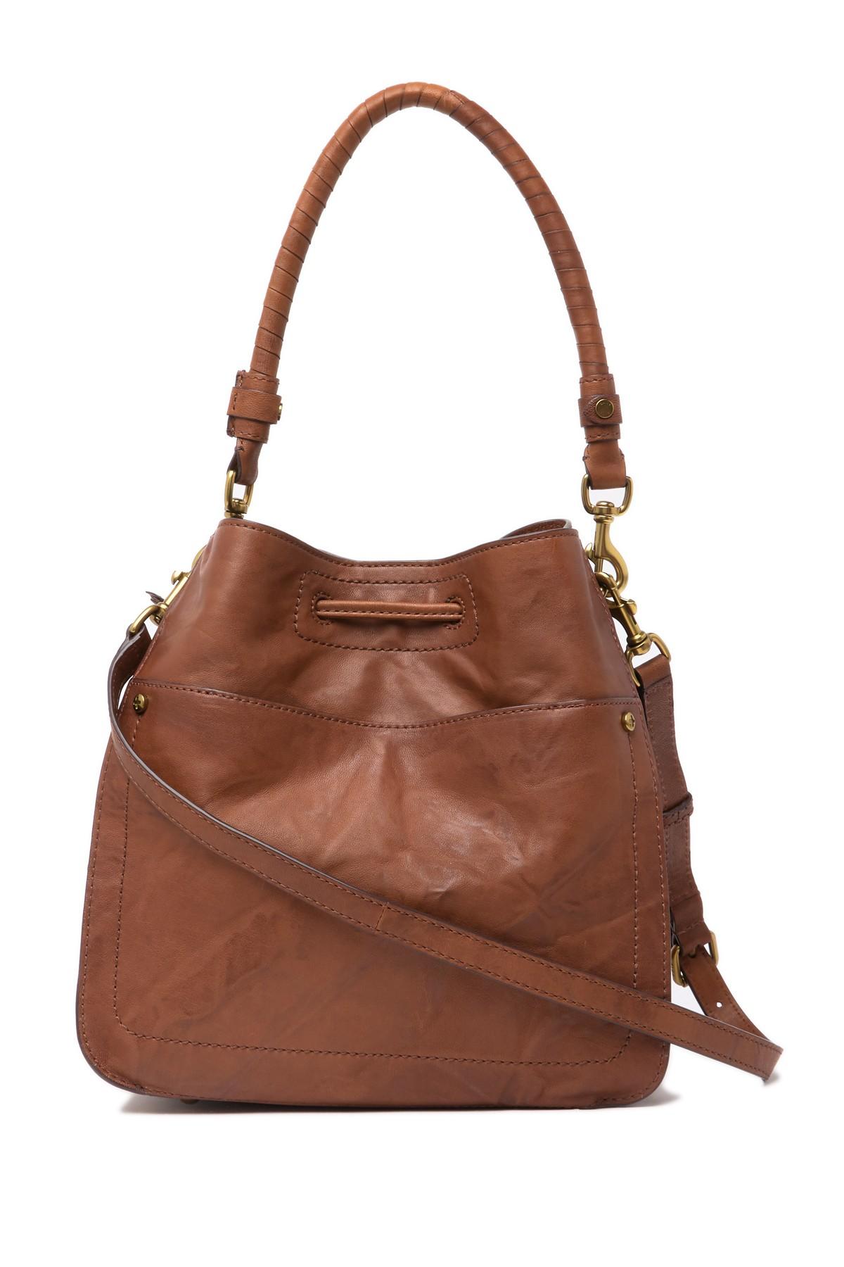 Frye Leather Demi Hobo Bag in Brown - Lyst
