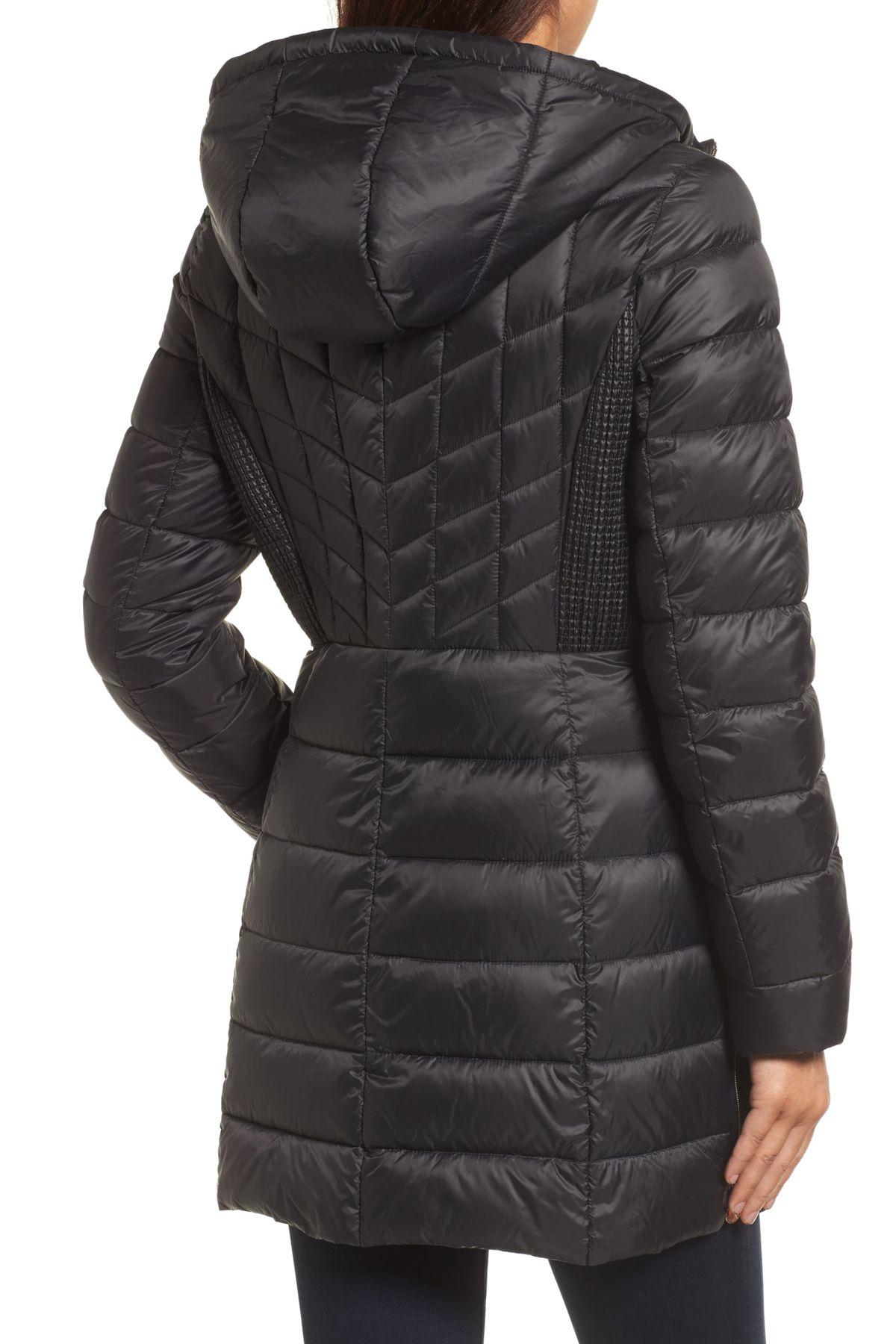 bernardo hooded puffer coat