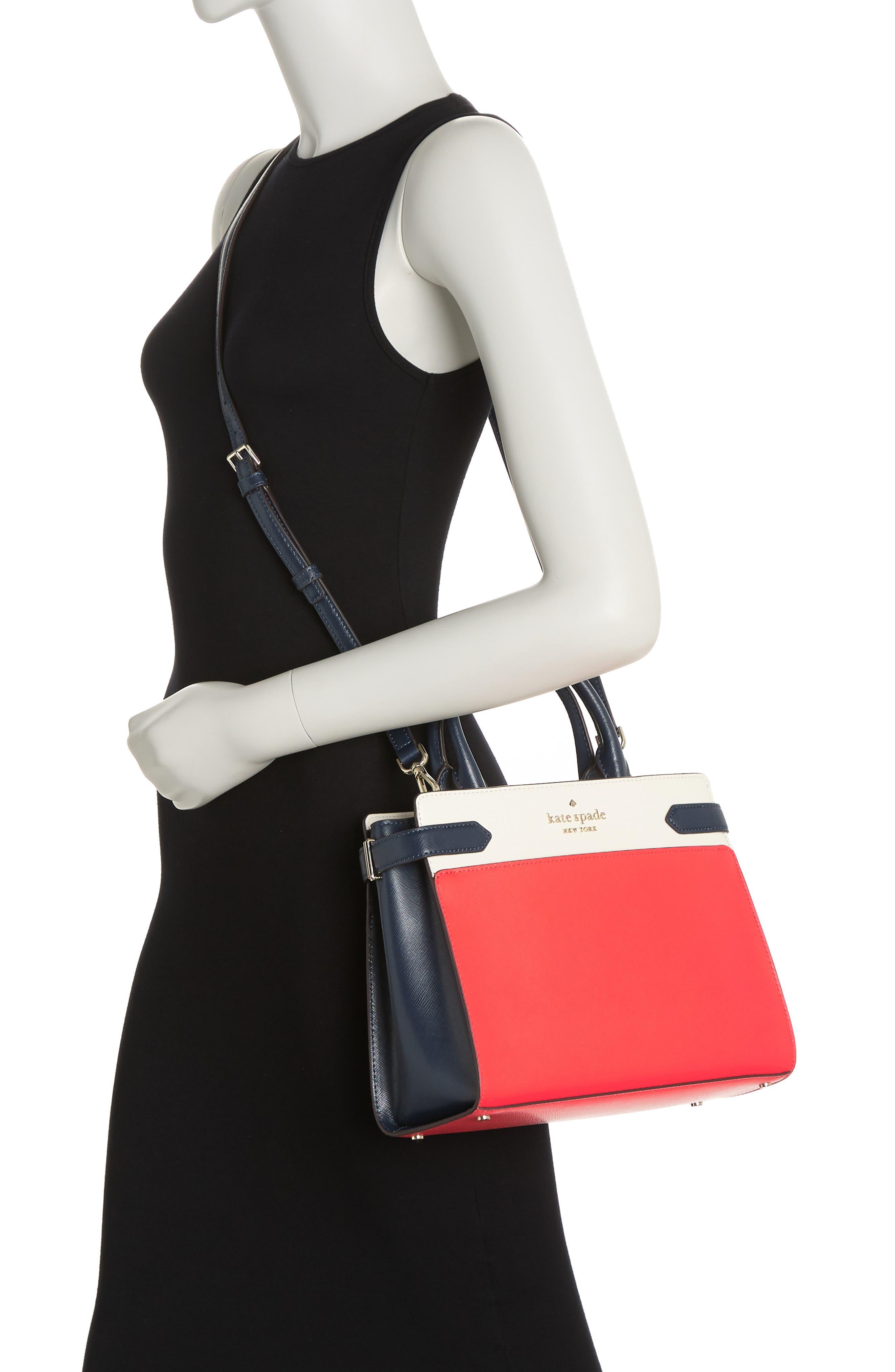 Kate Spade Staci Colorblock Medium Crossbody Satchel Handbag