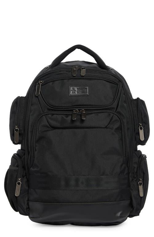 Original Penguin Luca Zip Pocket Backpack in Black for Men | Lyst