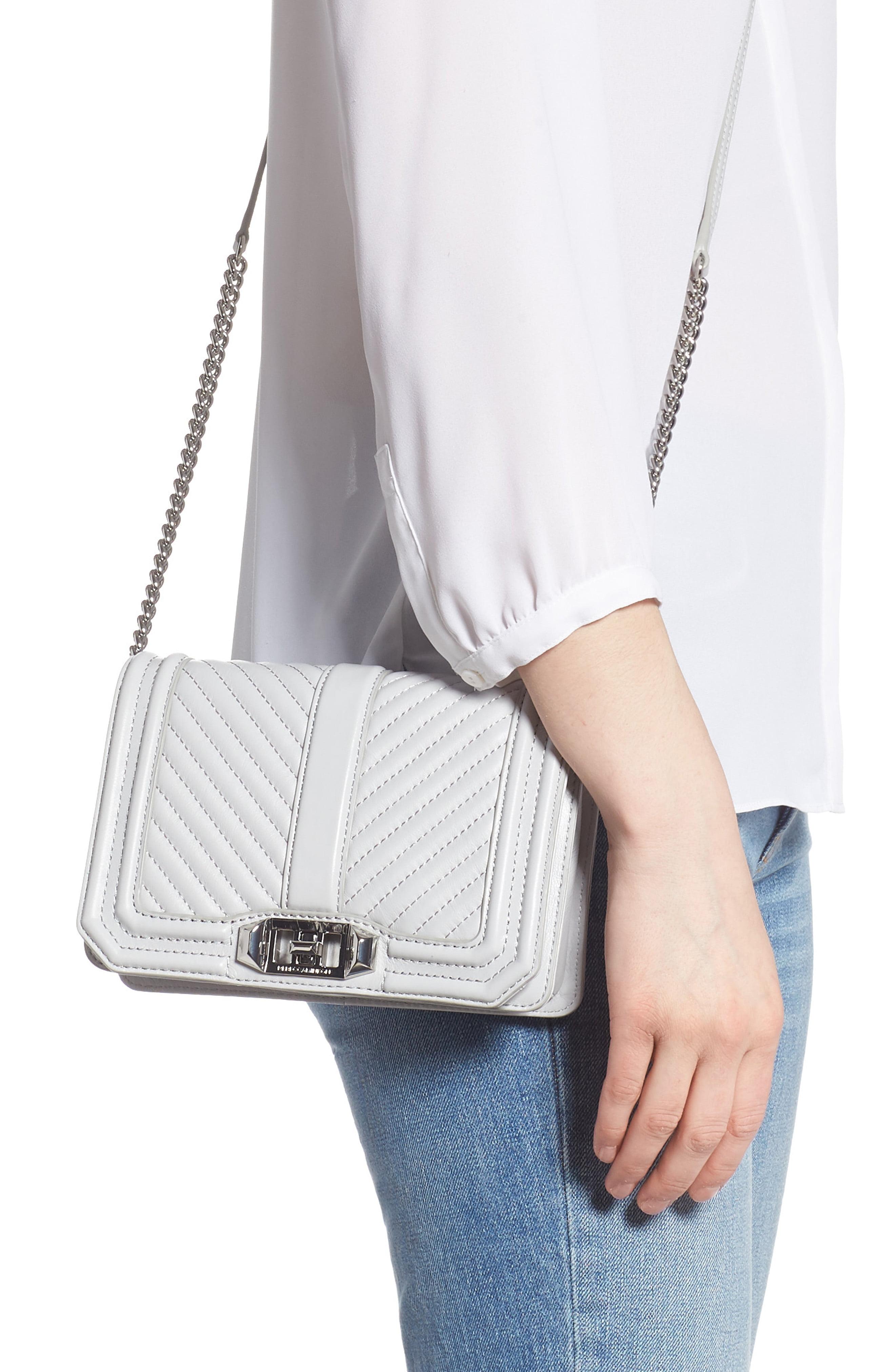 Rebecca minkoff small love leather crossbody clearance