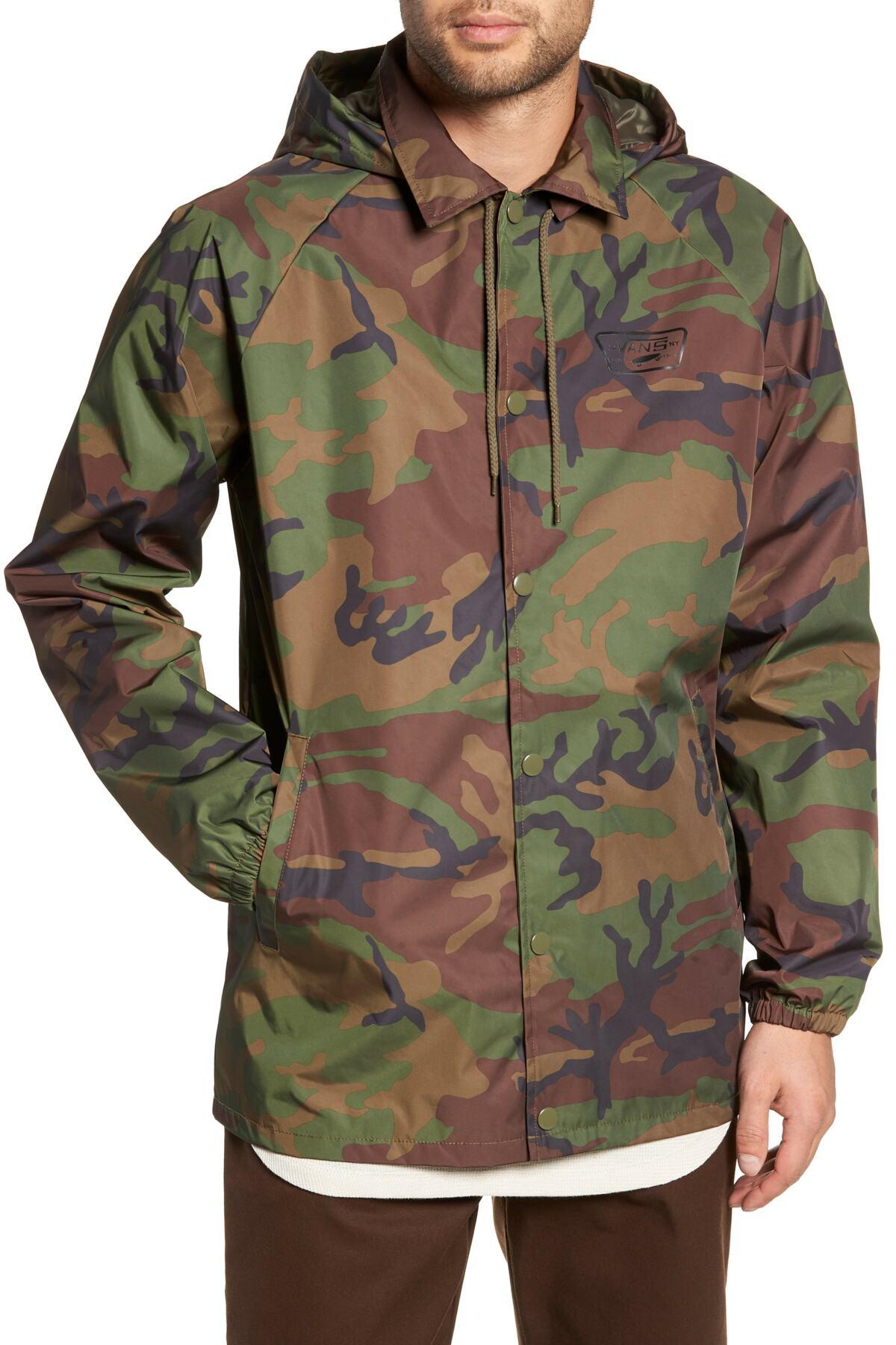 vans torrey camo jacket