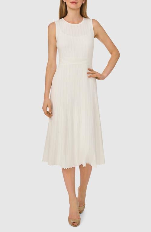 lipsy plunge neck knitted midi dress in white ANDREEVA