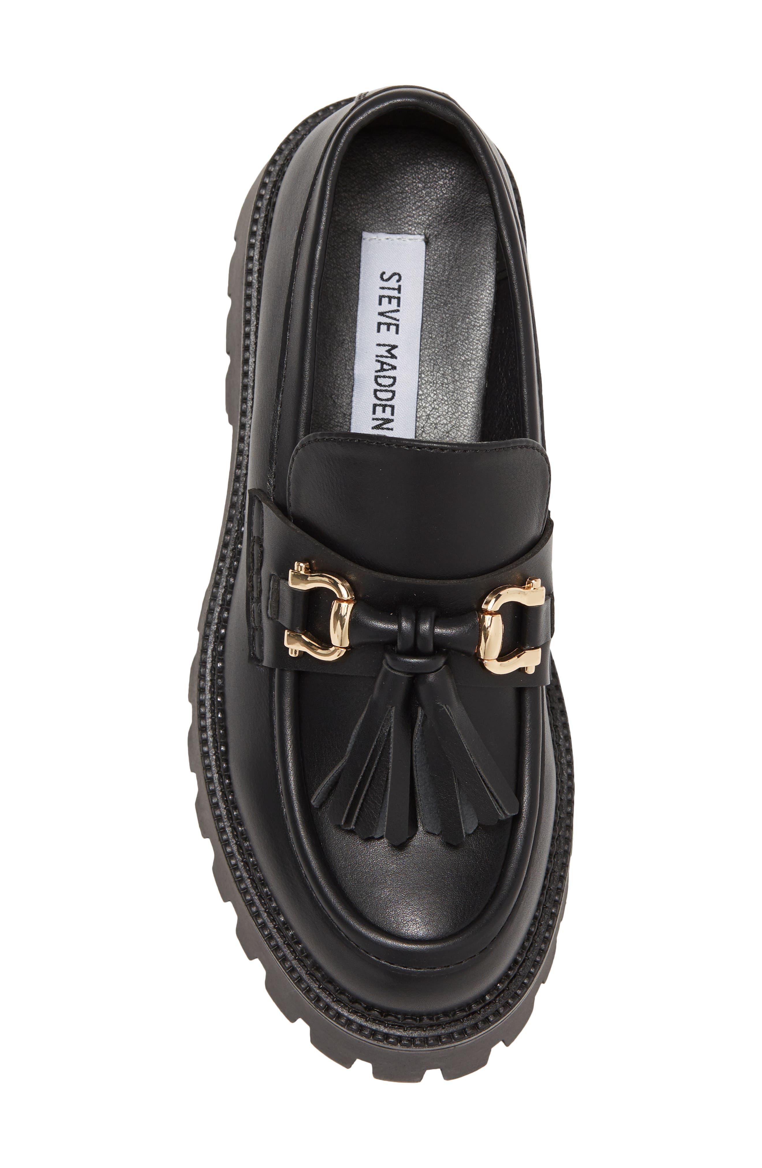 Steve madden arlowe metal bit platform loafer sale