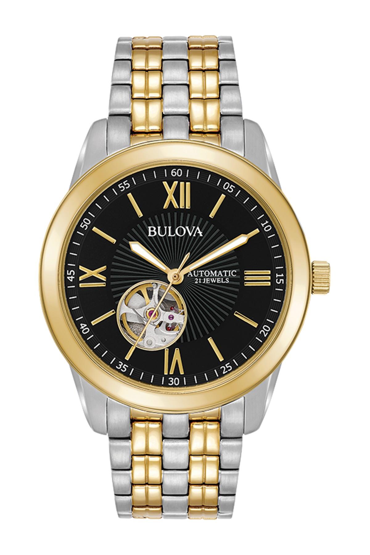 Bulova Men's Mechanical Automatic Bracelet Watch, 42mm in Metallic for