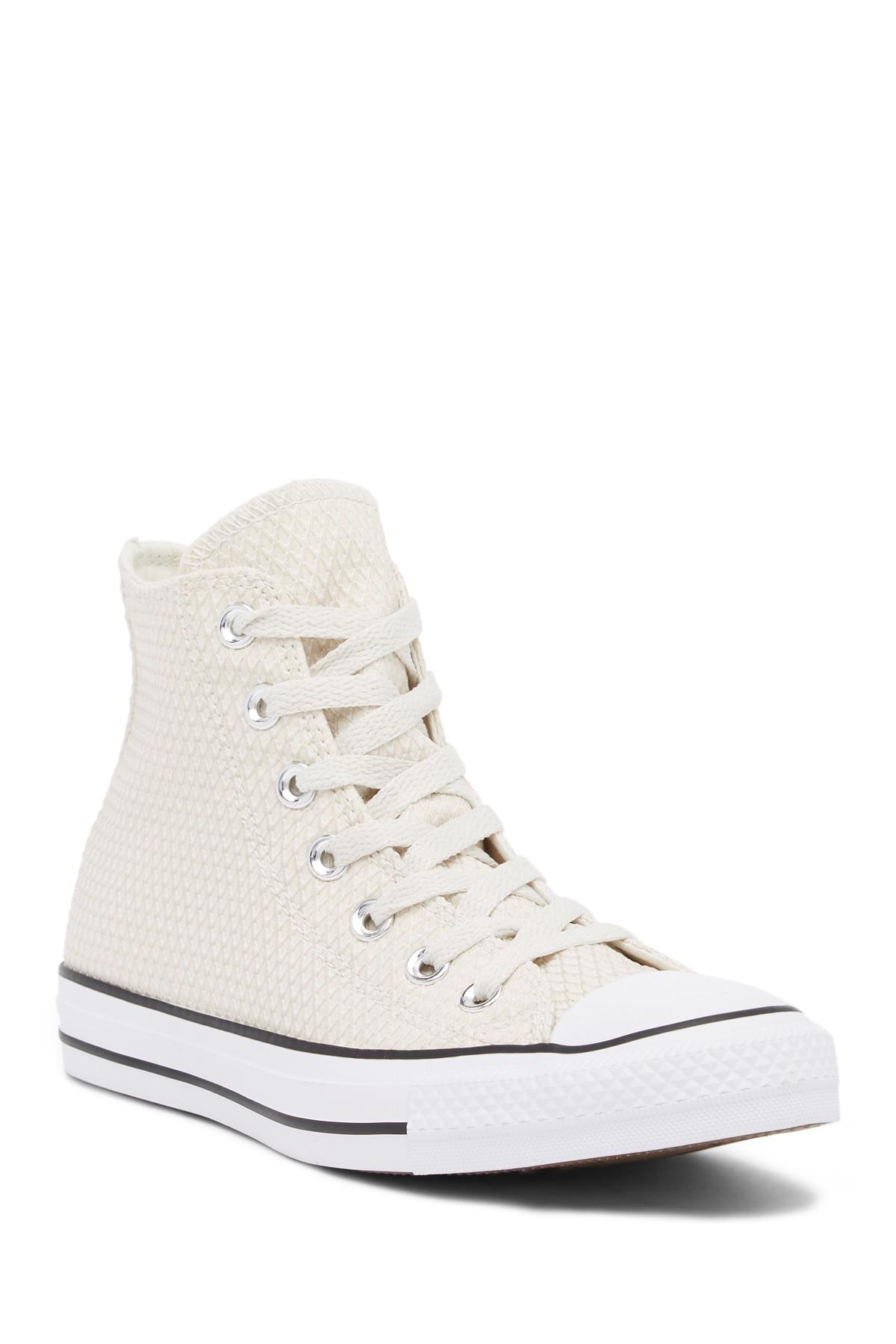 Antarctica Hollywood journalist Converse Chuck Taylor All Star Texture High Top Sneaker (women) in White  for Men | Lyst