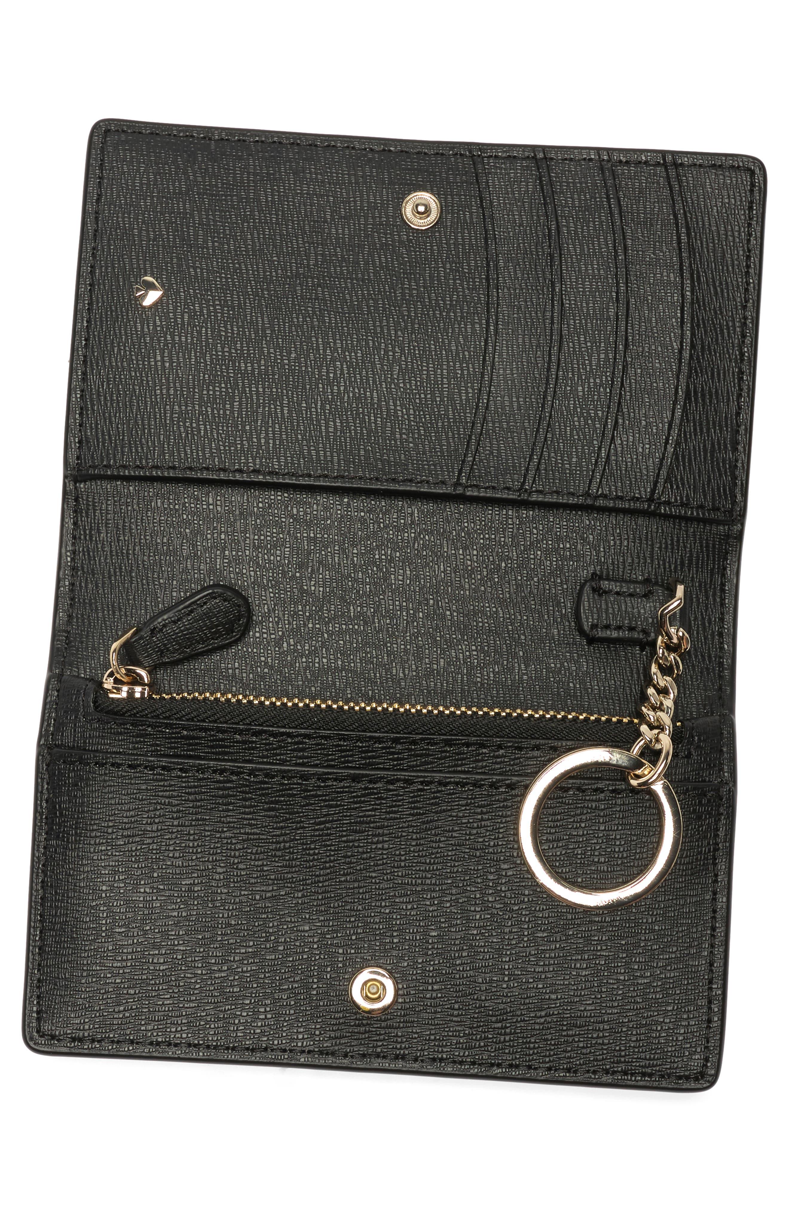 Kate Spade Margaux Small Key Ring Wallet in Gray Lyst