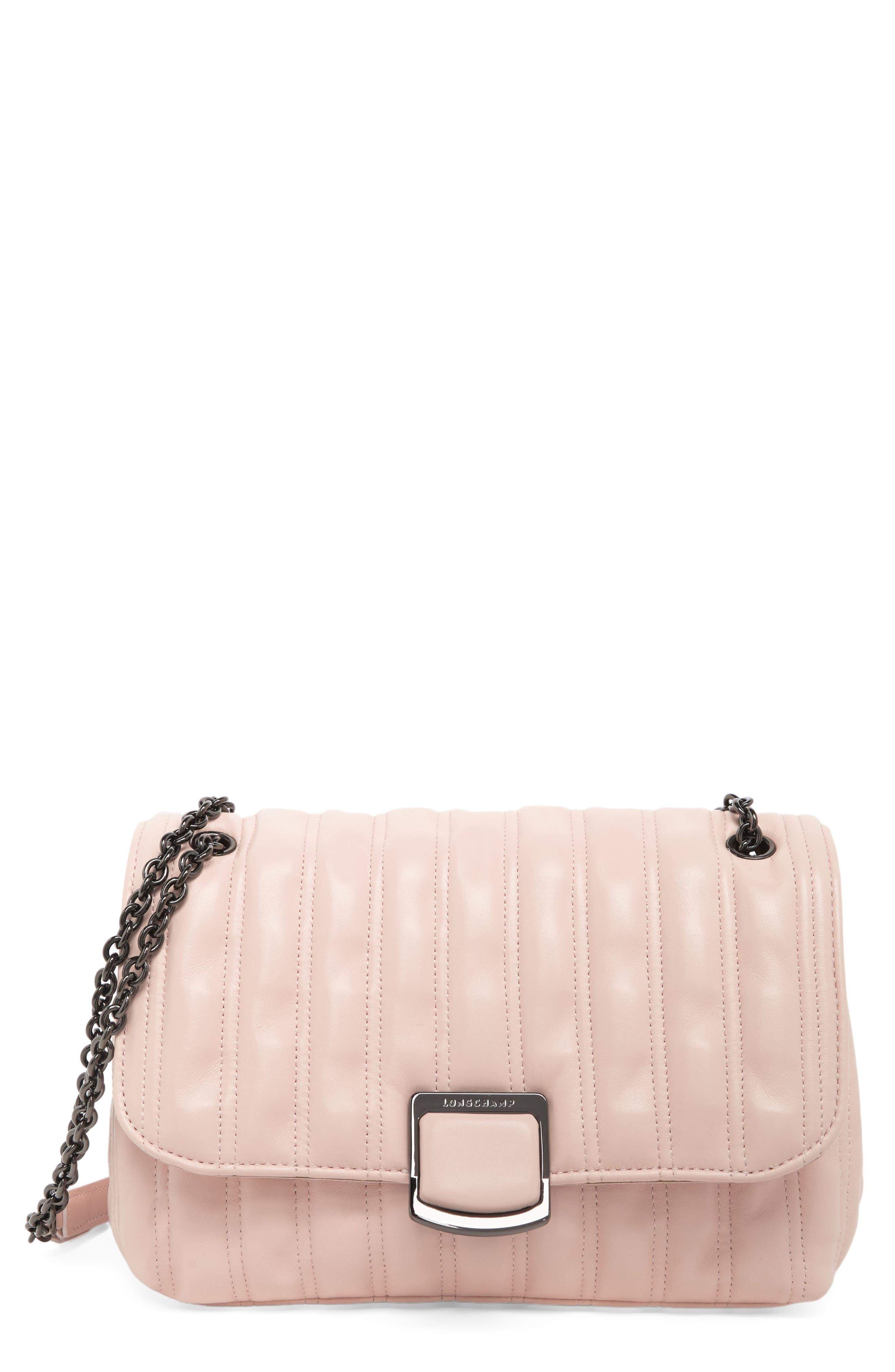 Longchamp Large Brio Convertible Shoulder Bag in Pink | Lyst
