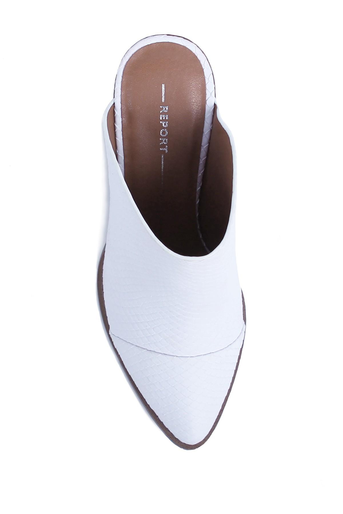report tosh snake embossed mule