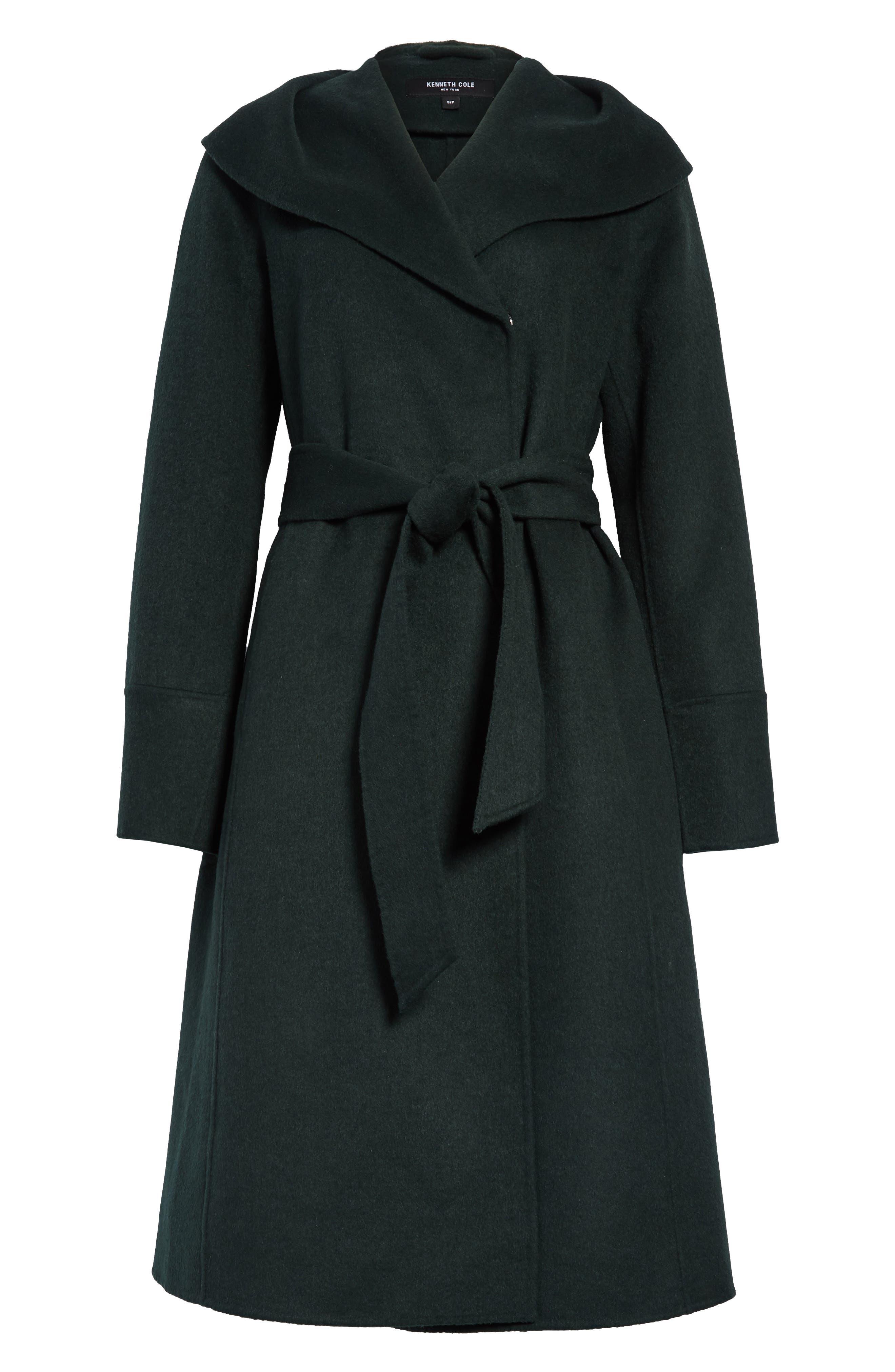 kenneth cole wrap coat