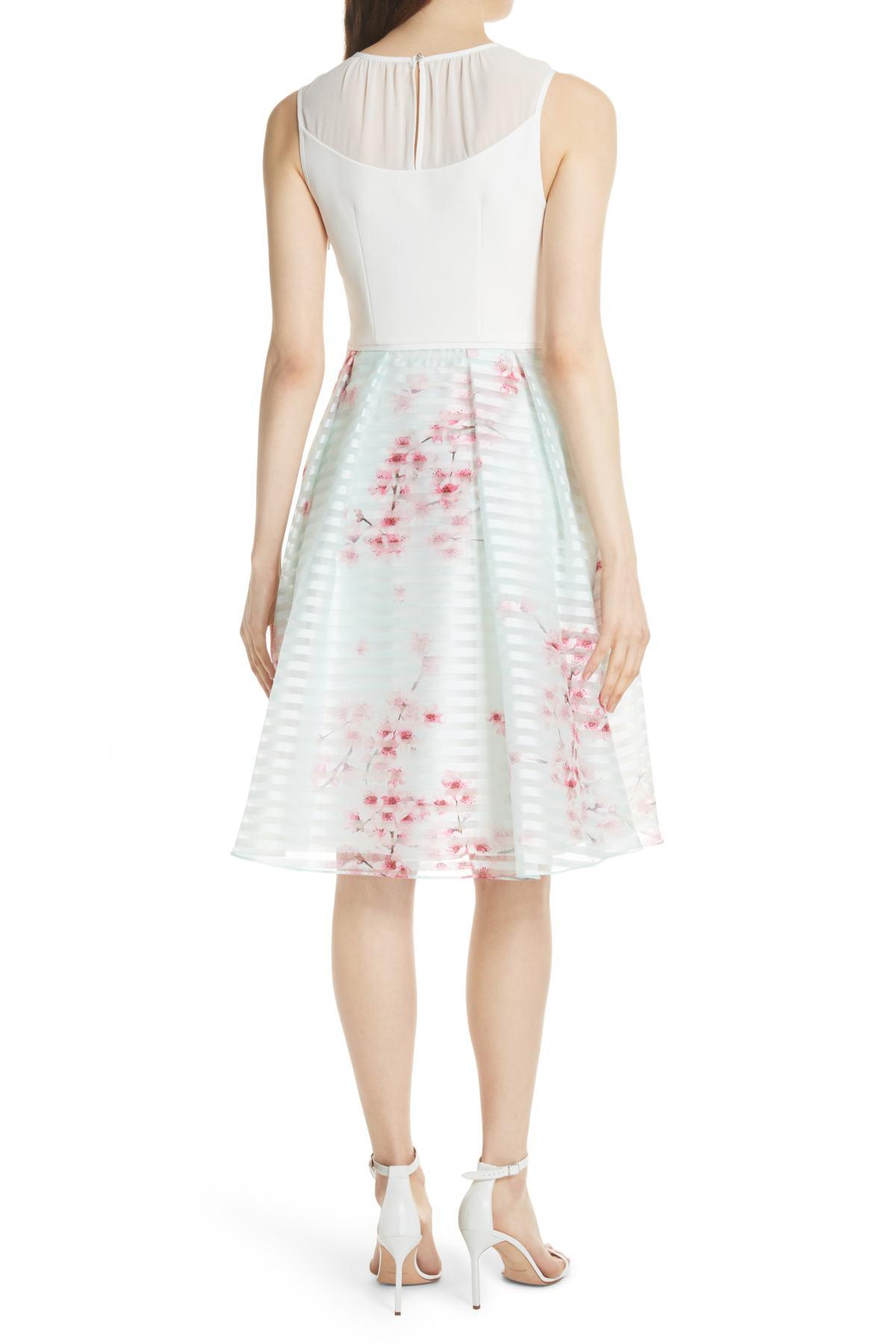 idola soft blossom full skirted dress