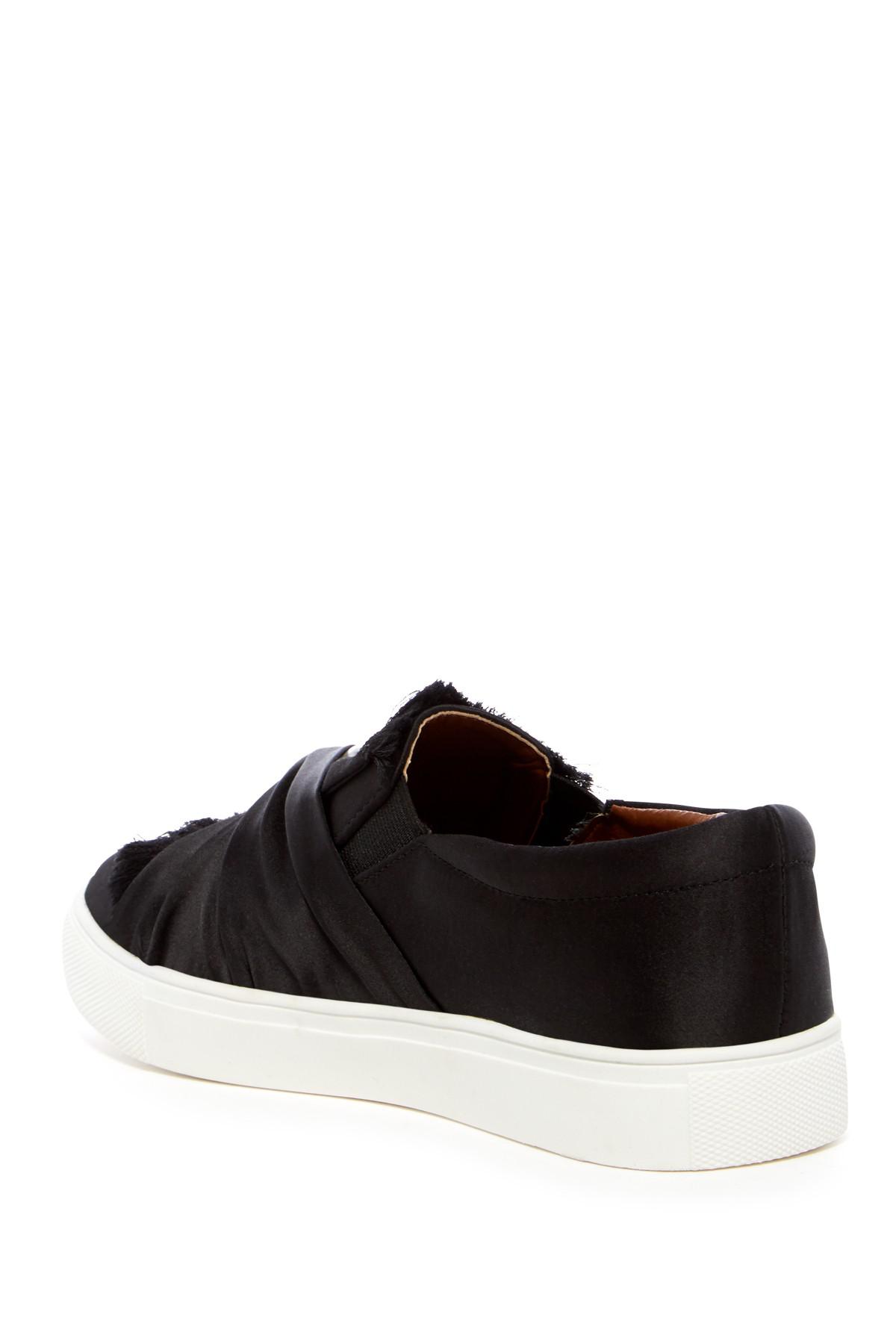 report black slip on sneakers