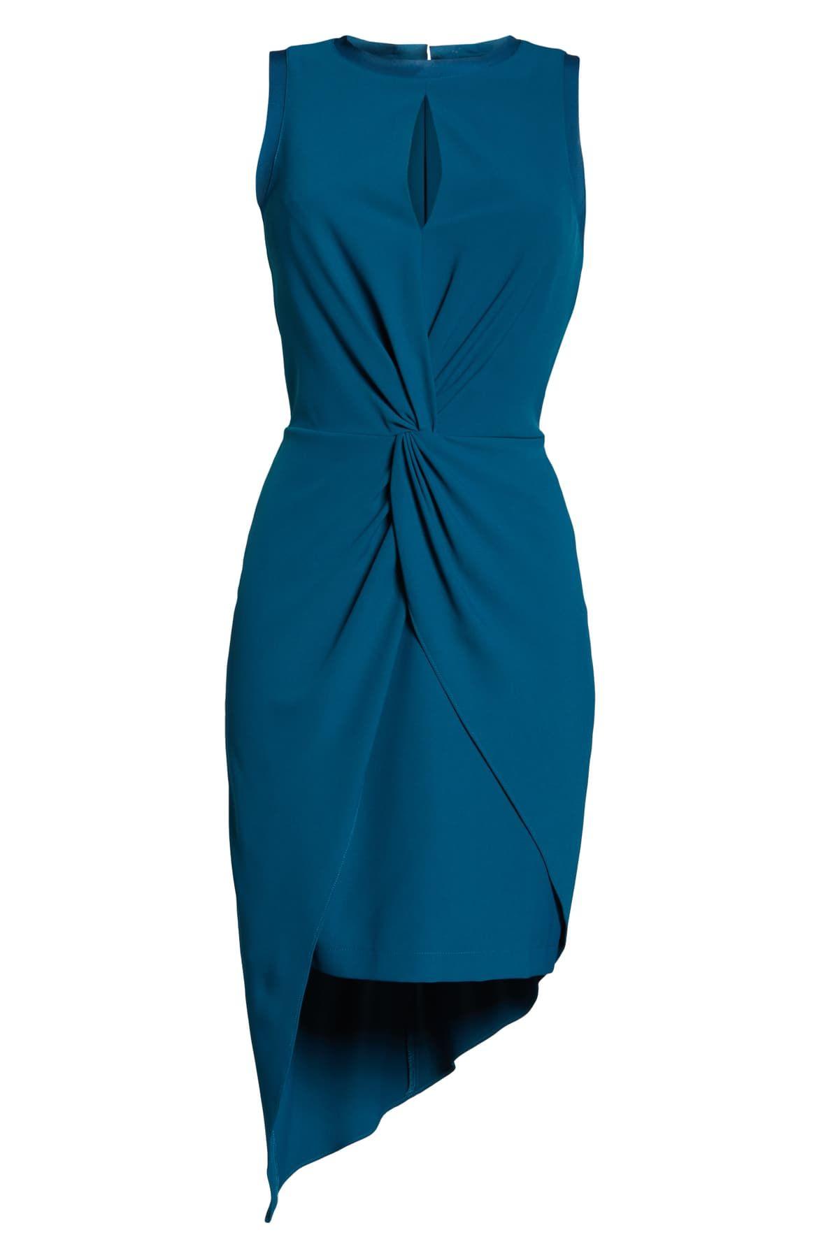 harlyn asymmetrical sheath dress