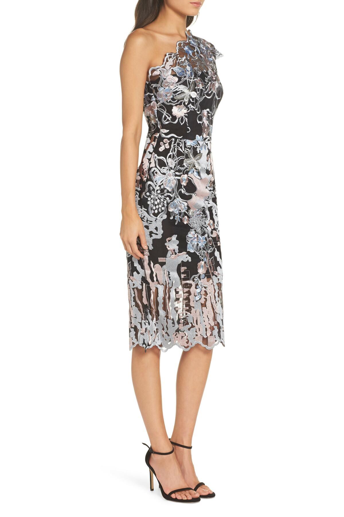 bronx and banco tokyo one shoulder dress