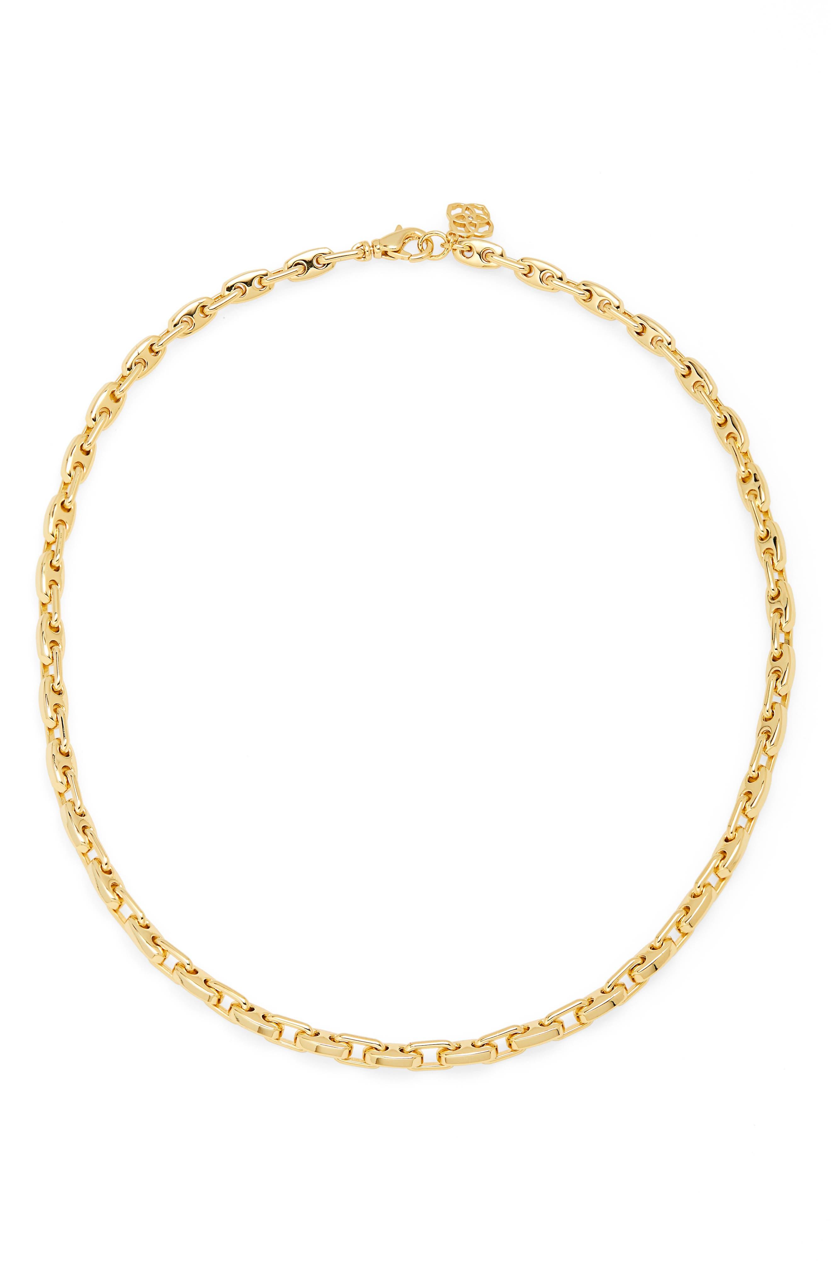Kendra Scott | Abbie Herringbone Necklace in Gold