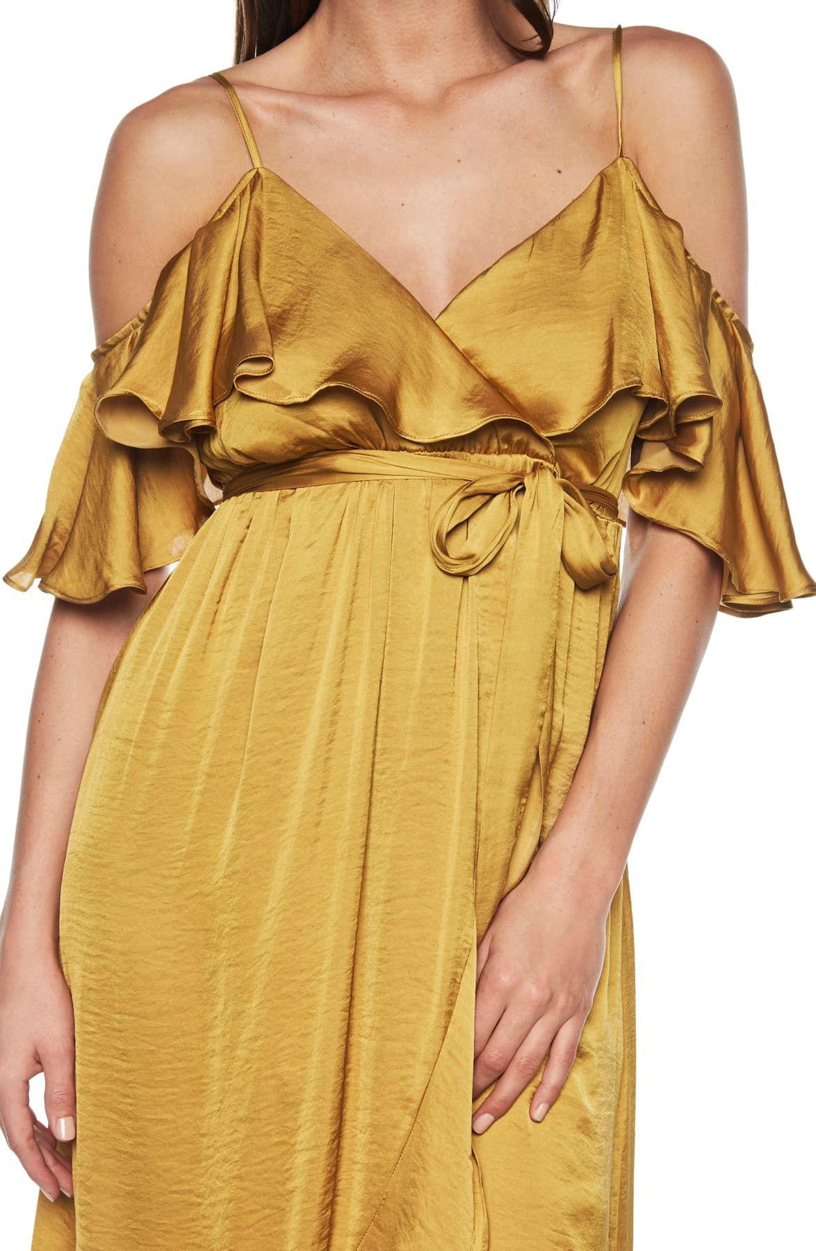 bardot bea cold shoulder dress