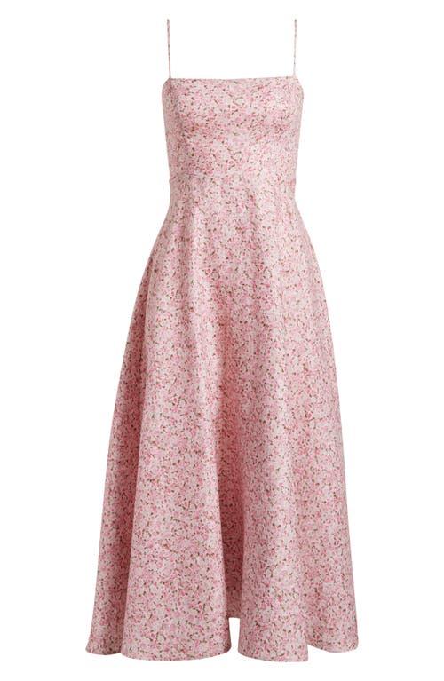 Reformation Monette Linen Maxi Dress in Pink | Lyst