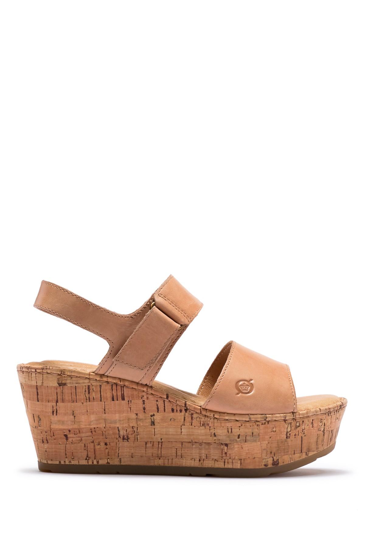 born mae platform wedge