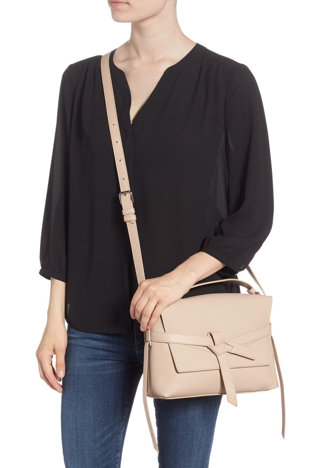 all saints cami leather shoulder bag