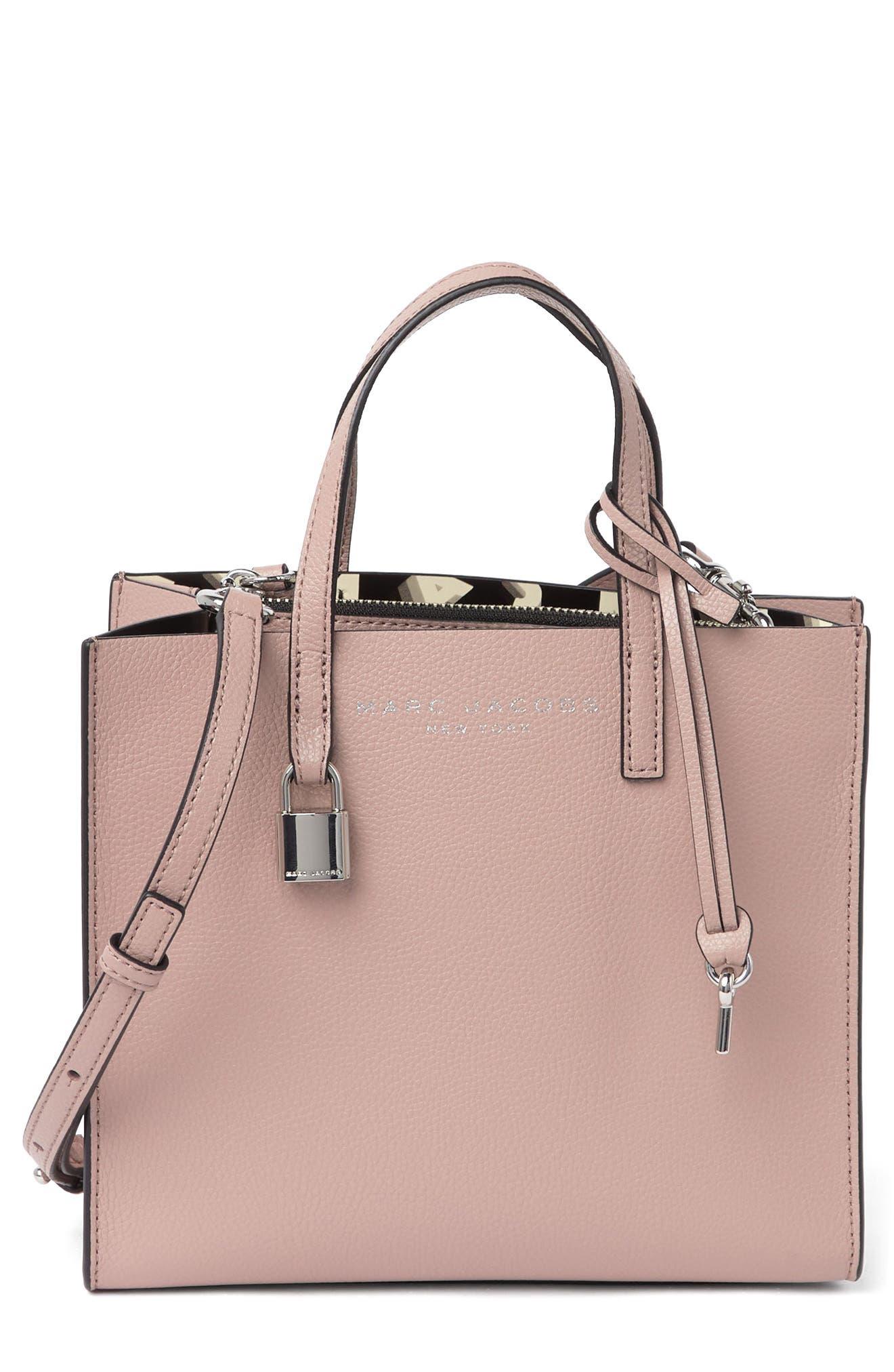 Marc Jacobs Mini Grind Coated Leather Tote In Romantic Beige At Nordstrom  Rack - Lyst
