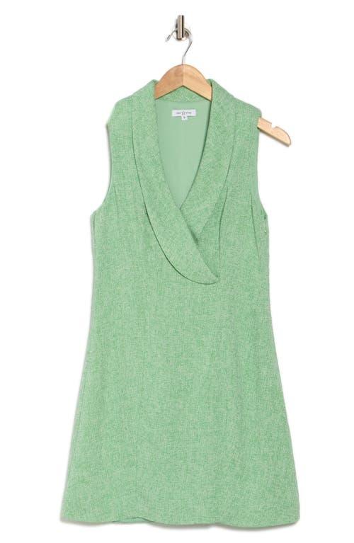 green sleeveless blazer dress Inspire Chic Women's Dress Sleeveless Notched Lapel Double Breasted Belted Work Office Blazer Dresses M Dark Green, Size: Medium