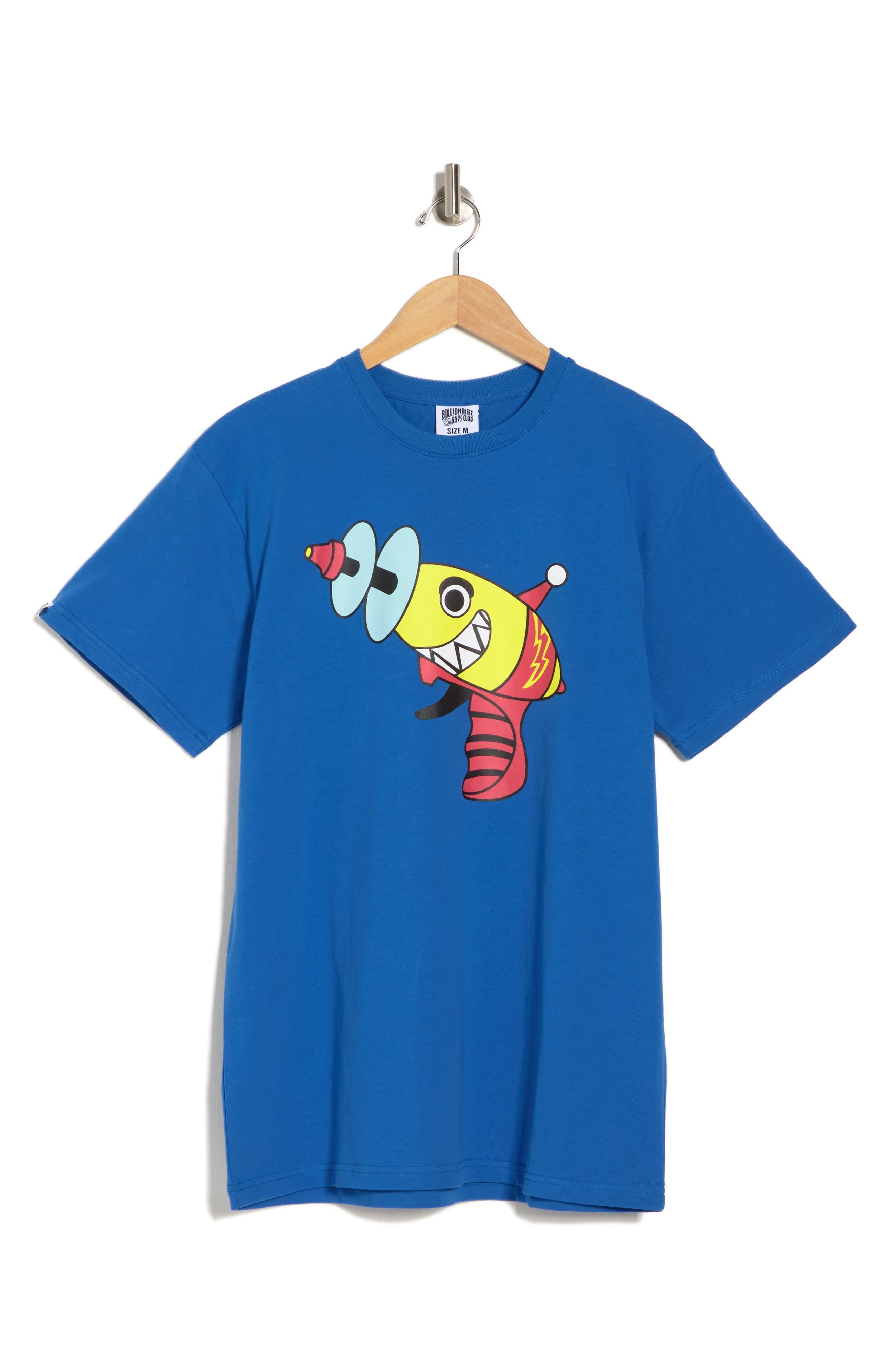 Laser blue cheap t shirt
